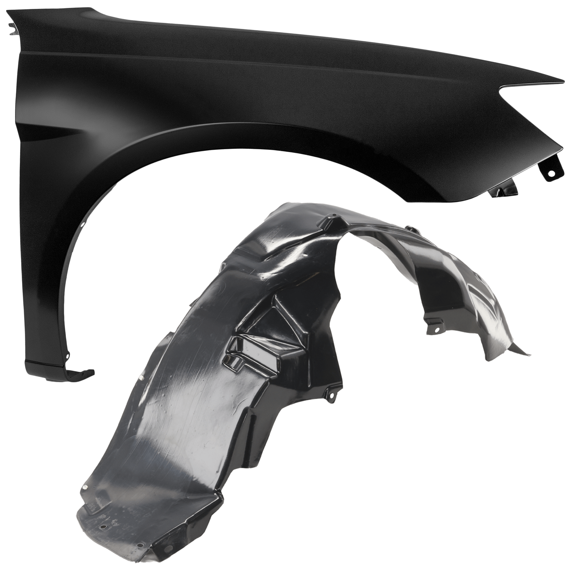 AM CHRYSLER 200-12-14 FRONT FENDER RH Primed with Fender Liner SKU KIT 050926 AE178 Partslink CH1241274 CH1249161 OEM 68079072AB 68143766AB