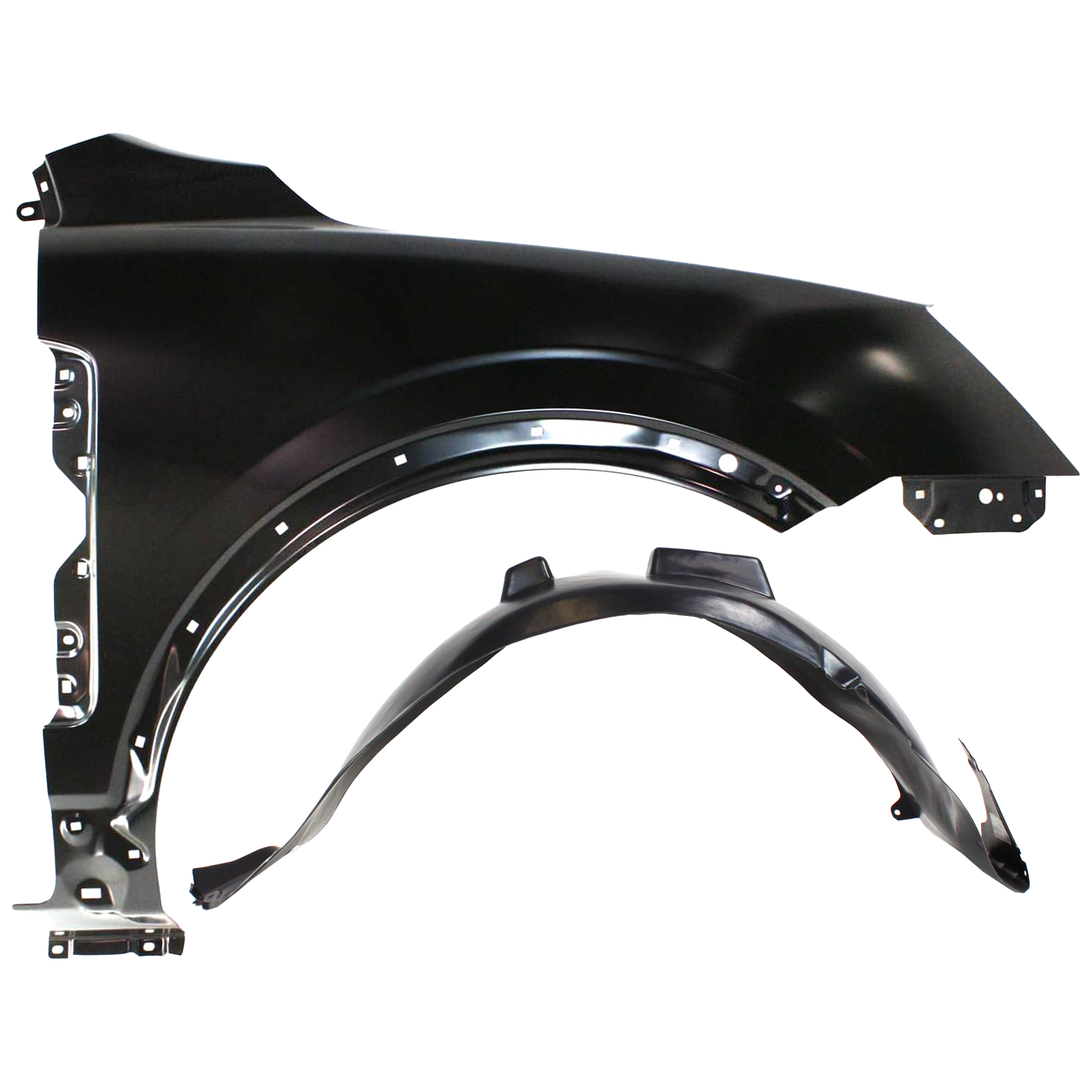 AM CAPTIVA SPORT 12-15 VUE 08-10FRONT FENDER RH Primed with Fender Liner SKU KIT 050926 AE183 Partslink GM1241349 GM1249194 OEM 25865103-22890046