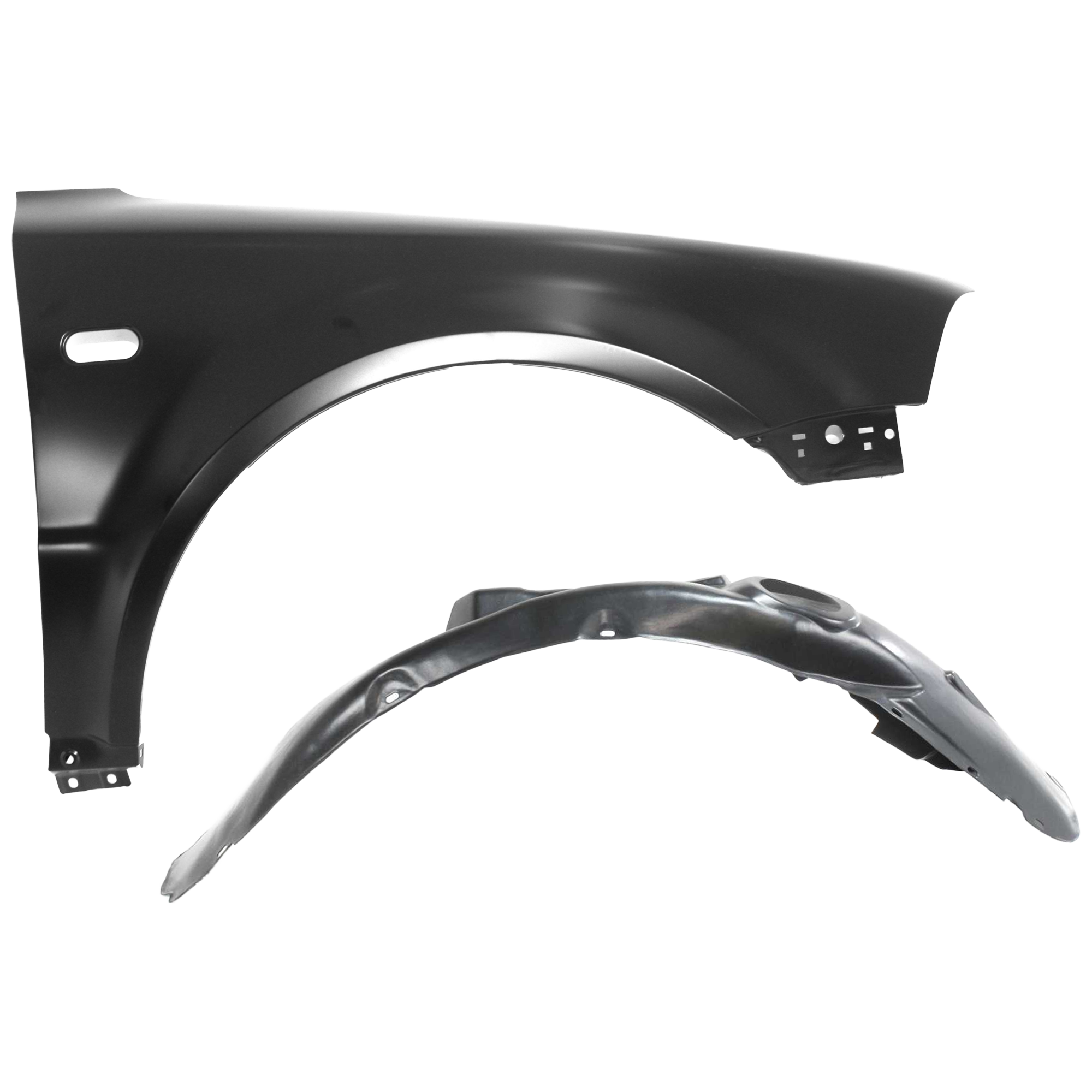 AM PASSAT 01-04 FRONT FENDER RH Primed with Fender Liner SKU KIT 050926 AE184 Partslink VW1241133 VW1251105 OEM 3B0821106E 3B0809958A01C
