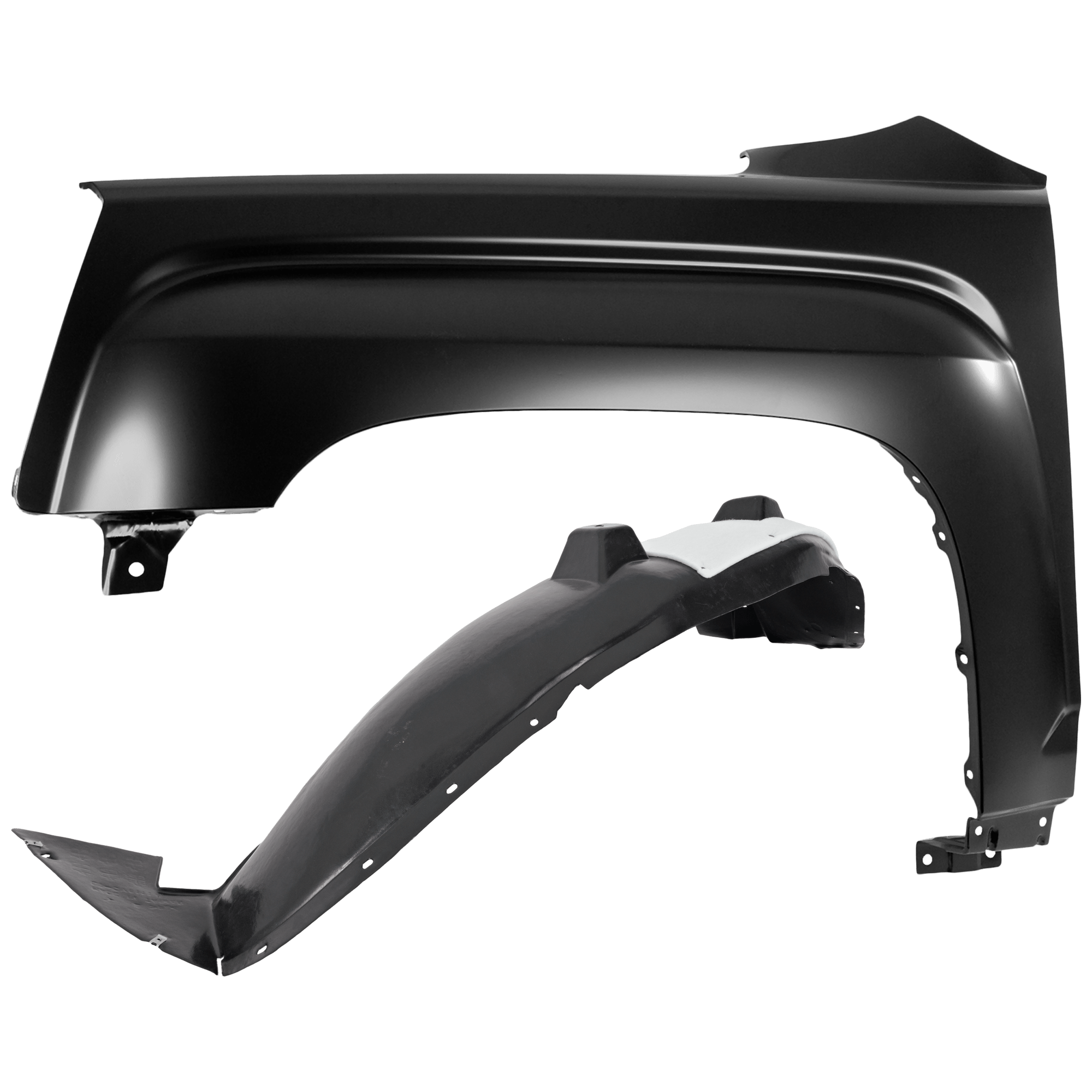 AM TERRAIN 14-17 FRONT FENDER LH Primed with Fender Liner SKU KIT 050926 AE185 Partslink GM1240366 GM1248244 OEM 22846919-23271689