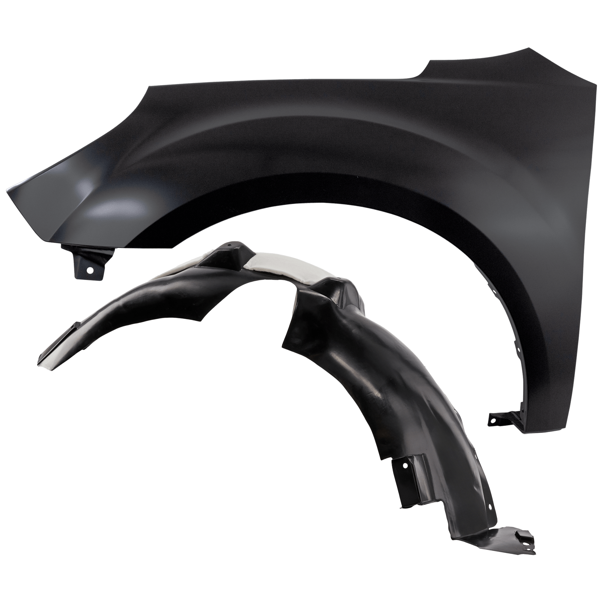 AM EQUINOX 14-17 FRONT FENDER LH Primed 2 pc kit with 1 Fender and 1 Fender Liner CAPA SKU KIT 050926 AE1861 Partslink GM1240364C GM1248240C OEM 22846917-23271691