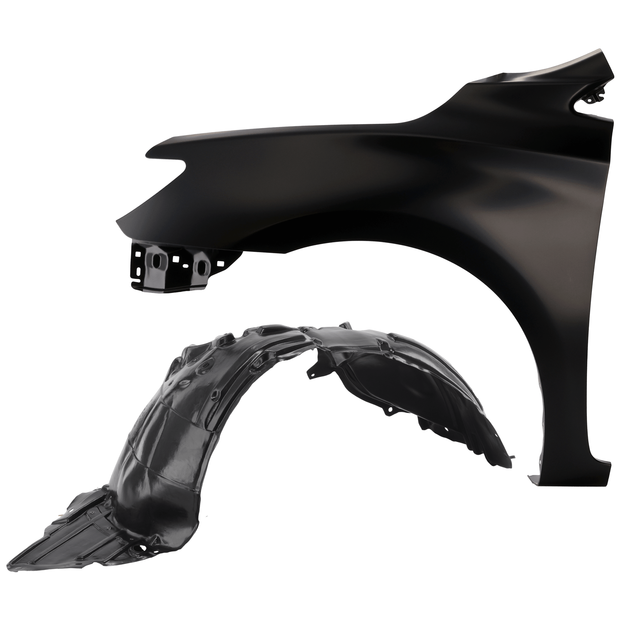 AM SENTRA 16-19 FRONT FENDER LH Primed with Fender Liner SKU KIT 050926 AE187 Partslink NI1240222 NI1248133 OEM F31013YUMA 638413SH0A