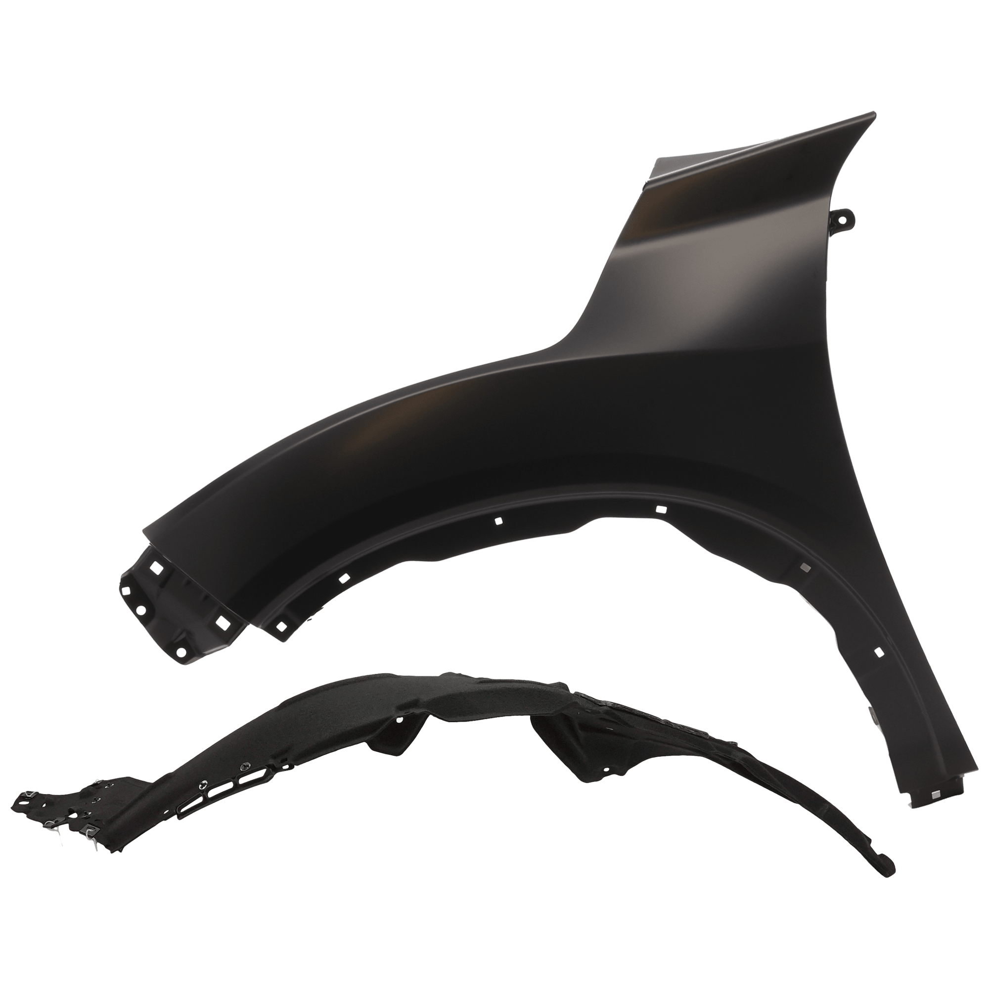 AM HR V 19-22 FRONT FENDER LH Primed with Fender Liner SKU KIT 050926 AE189 Partslink HO1240190 HO1248189 OEM 60261T7WA90ZZ 74150T7WA50