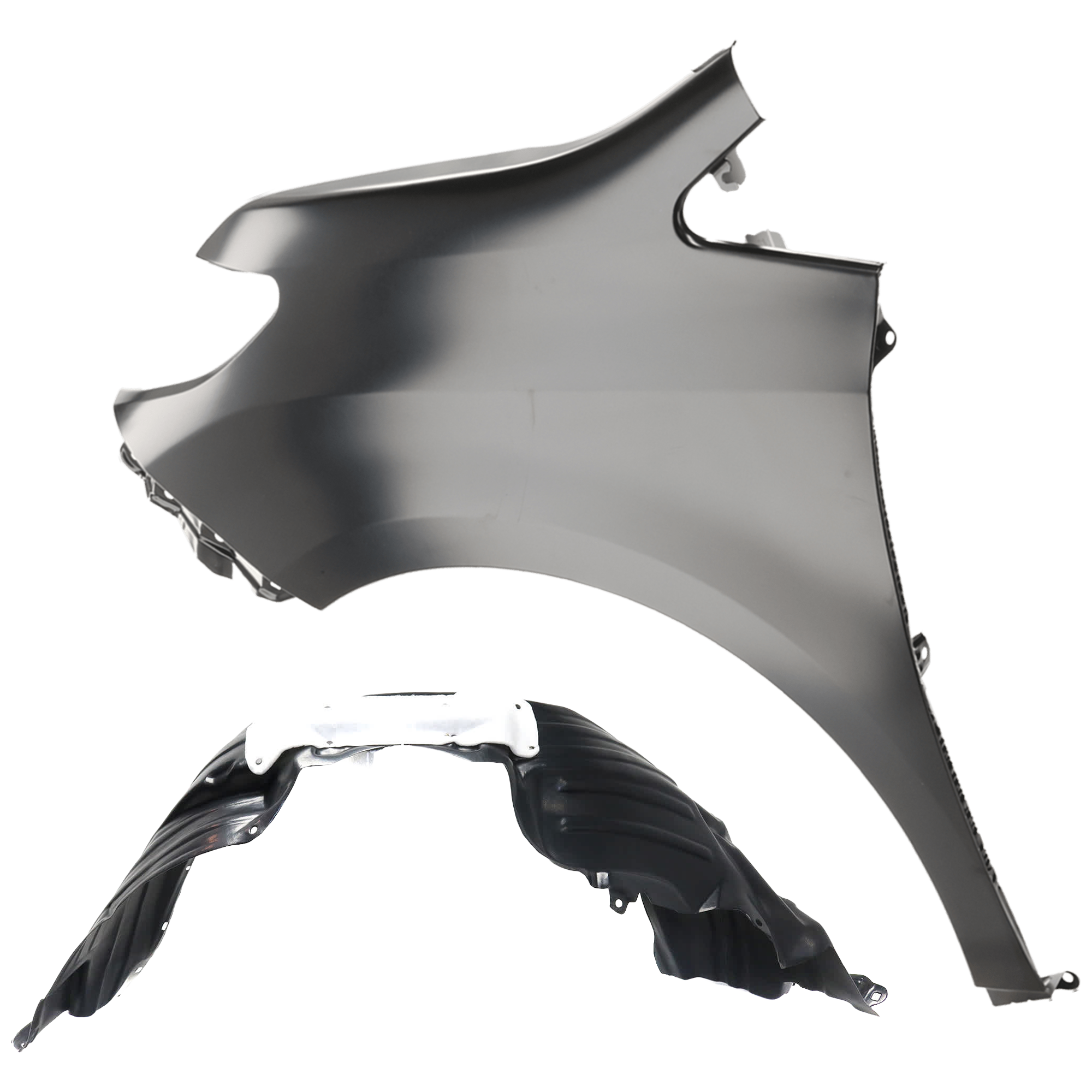 AM SIENNA 11-20 FRONT FENDER LH Primed with Fender Liner SKU KIT 050926 AE195 Partslink TO1240234 TO1240272 TO1248167 TO1248204 TO1248230 OEM 5381208020-5381208030-53806080