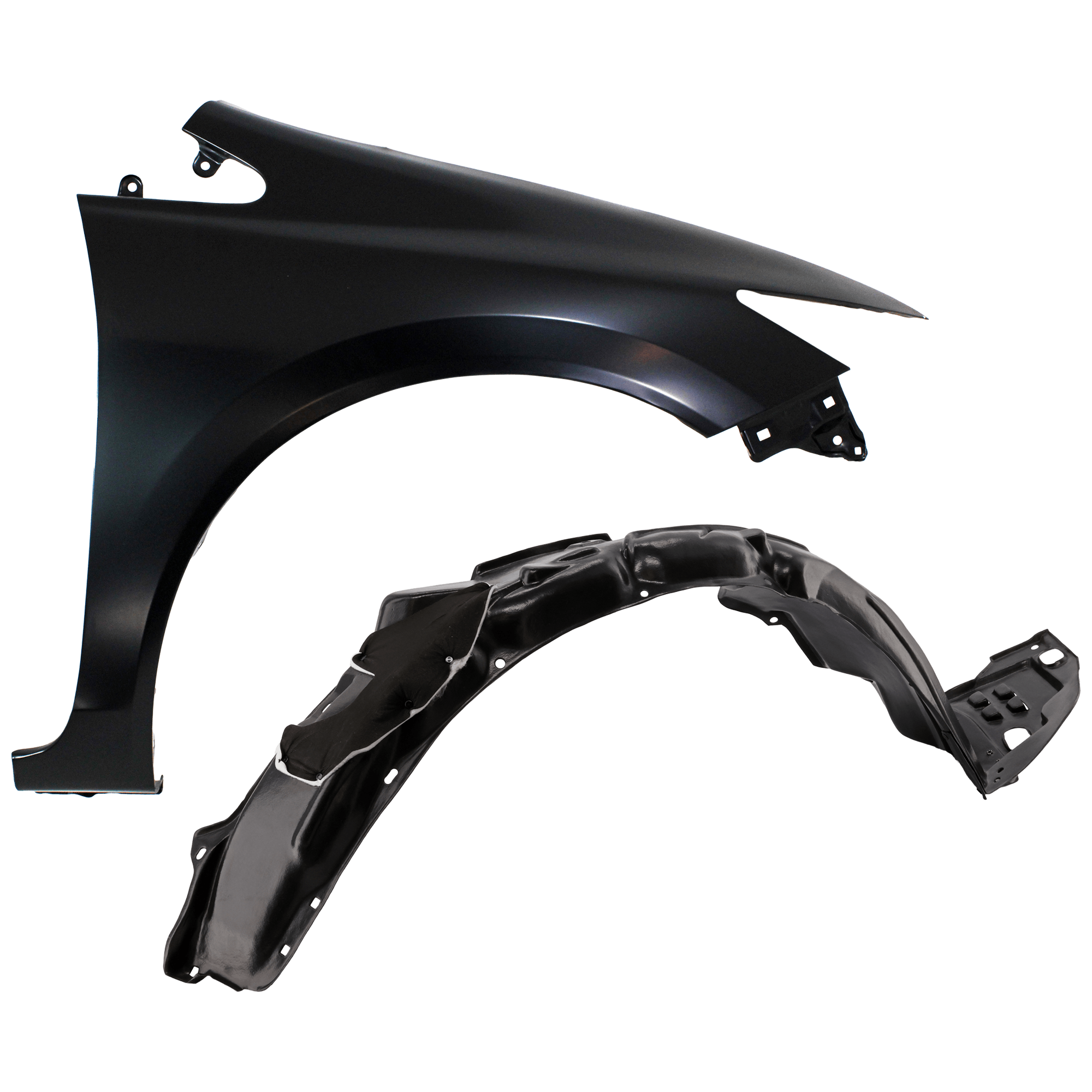 AM CIVIC 12-15 FRONT FENDER RH Primed with Fender Liner SKU KIT 050926 AE203 Partslink HO1241181 HO1249142 HO1249166 HO1249167 OEM 60211TR6305ZZ 74101TS8A00-7410
