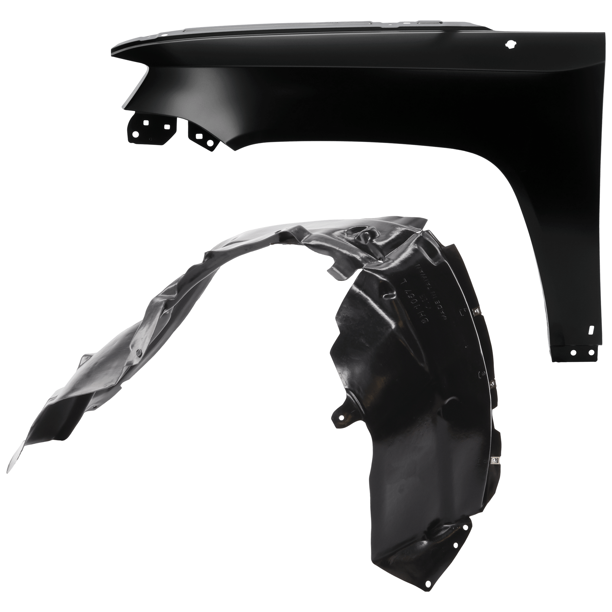 AM COMPASS 11-17 FRONT FENDER LH Primed with Fender Liner SKU KIT 050926 AE211 OEM 68085303AB 5182555AD