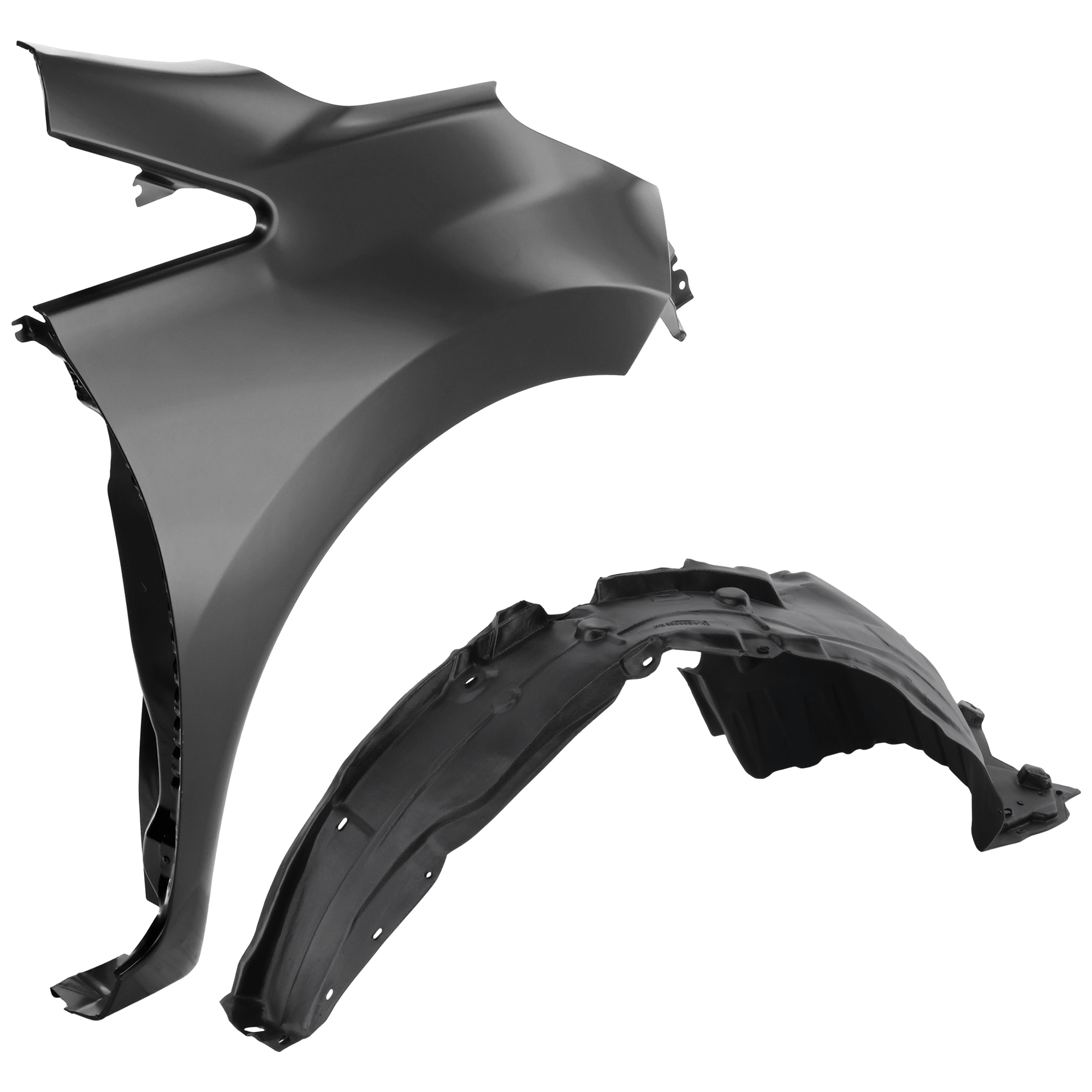 AM VERSA NOTE 14-19 FRONT FENDER RH Primed with Fender Liner SKU KIT 050926 AE214 Partslink NI1241211 NI1249141 OEM FCA009MBMB 638423WC0A