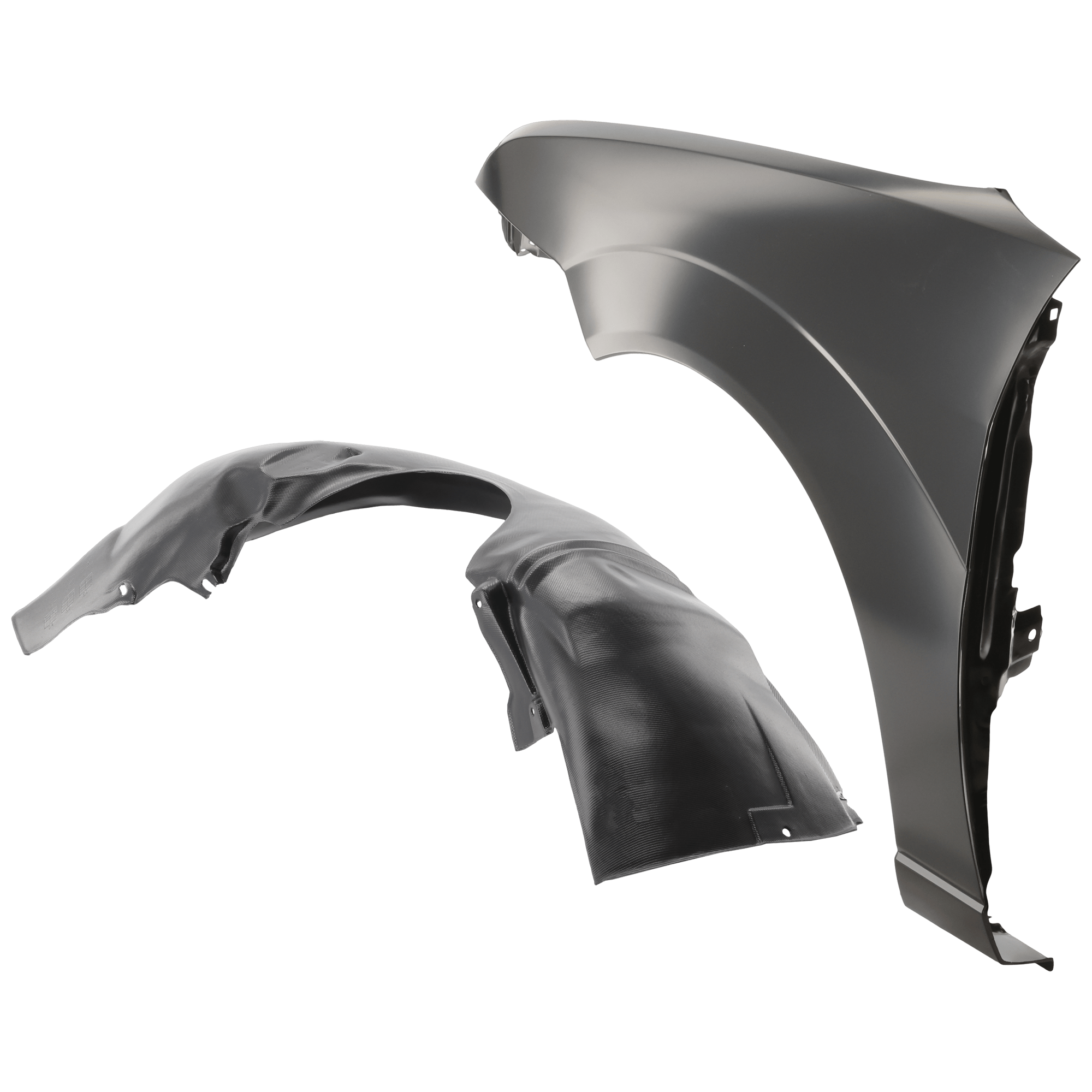 AM FOCUS 05-07 FRONT FENDER LH Primed with Fender Liner SKU KIT 050926 AE222 Partslink FO1240240 FO1250134 OEM 5S4Z16006AA 5S4Z16103A