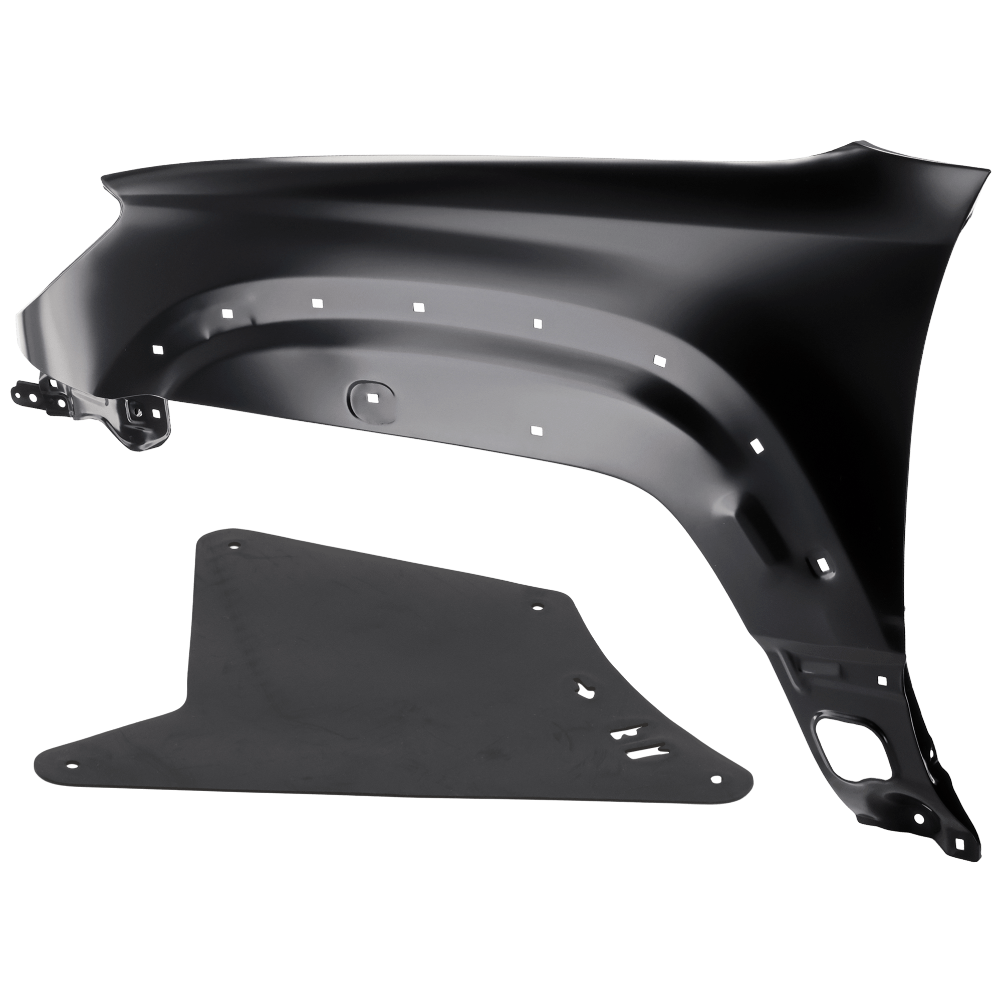 AM 4RUNNER 03-05 FRONT FENDER LH Primed with Fender Liner SKU KIT 050926 AE232 Partslink TO1240197 TO1250129 OEM 5380235620-5373635151