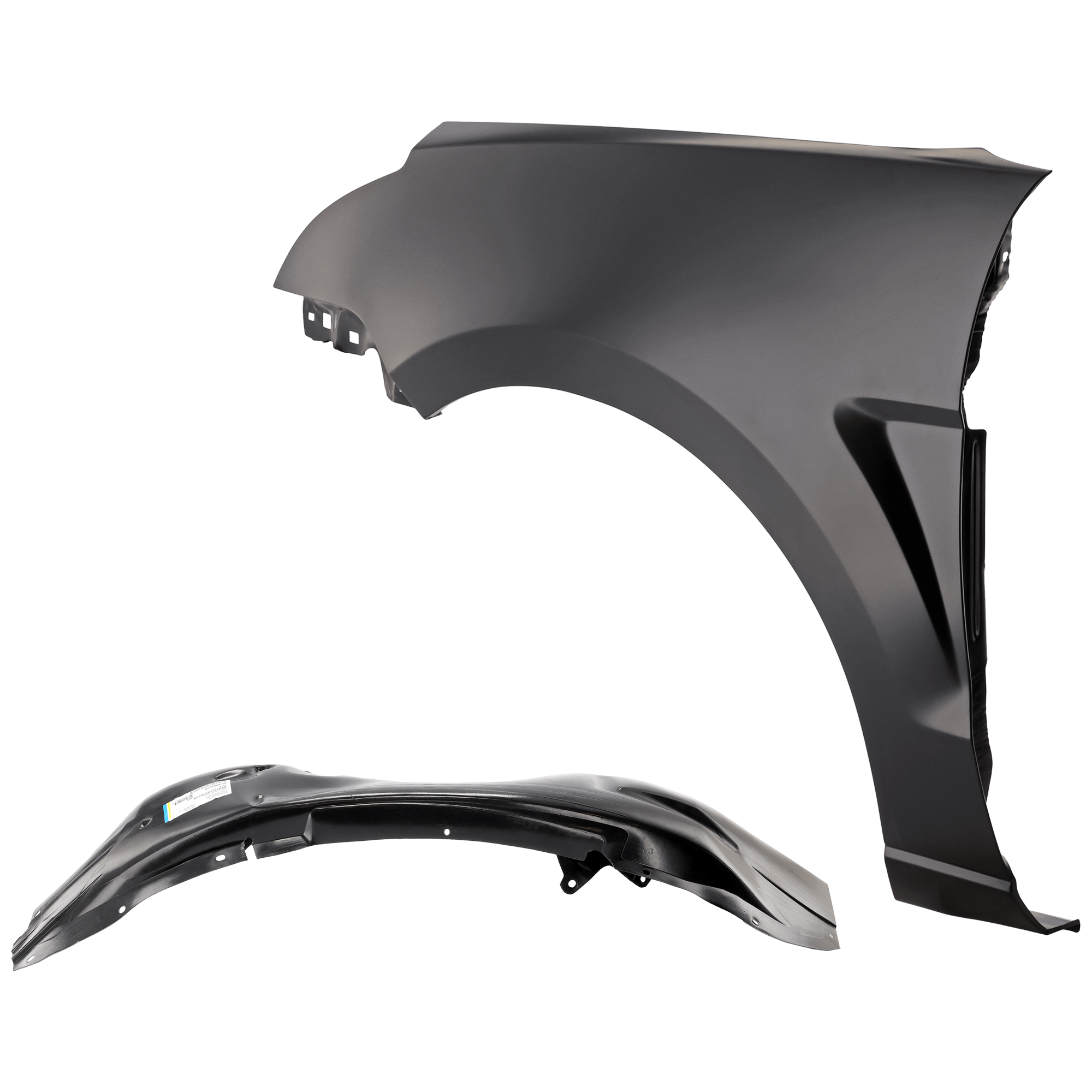 AM FOCUS 08-11 FRONT FENDER LH Primed with Fender Liner SKU KIT 050926 AE233 Partslink FO1240267 FO1248131 OEM 8S4Z16006A 8S4Z16103A