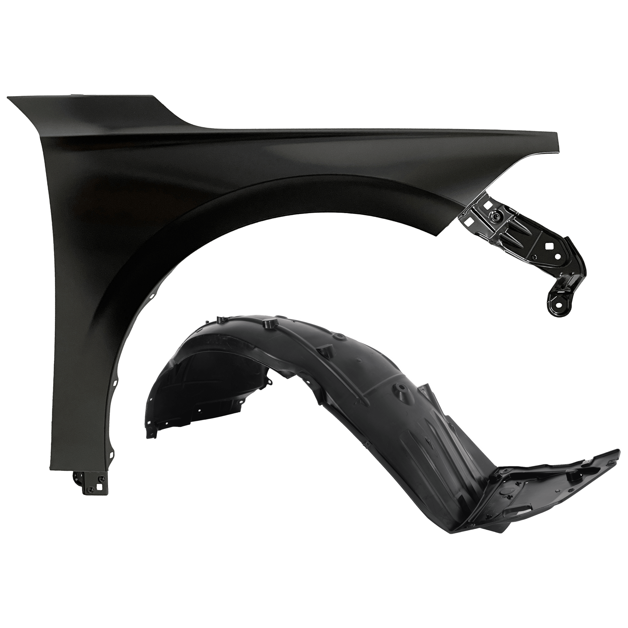 AM CIVIC 22-25 FRONT FENDER RH Primed with Fender Liner SKU KIT 050926 AE235 Partslink HO1241201 HO1249201 OEM 60210T20A00ZZ 74100T20A00