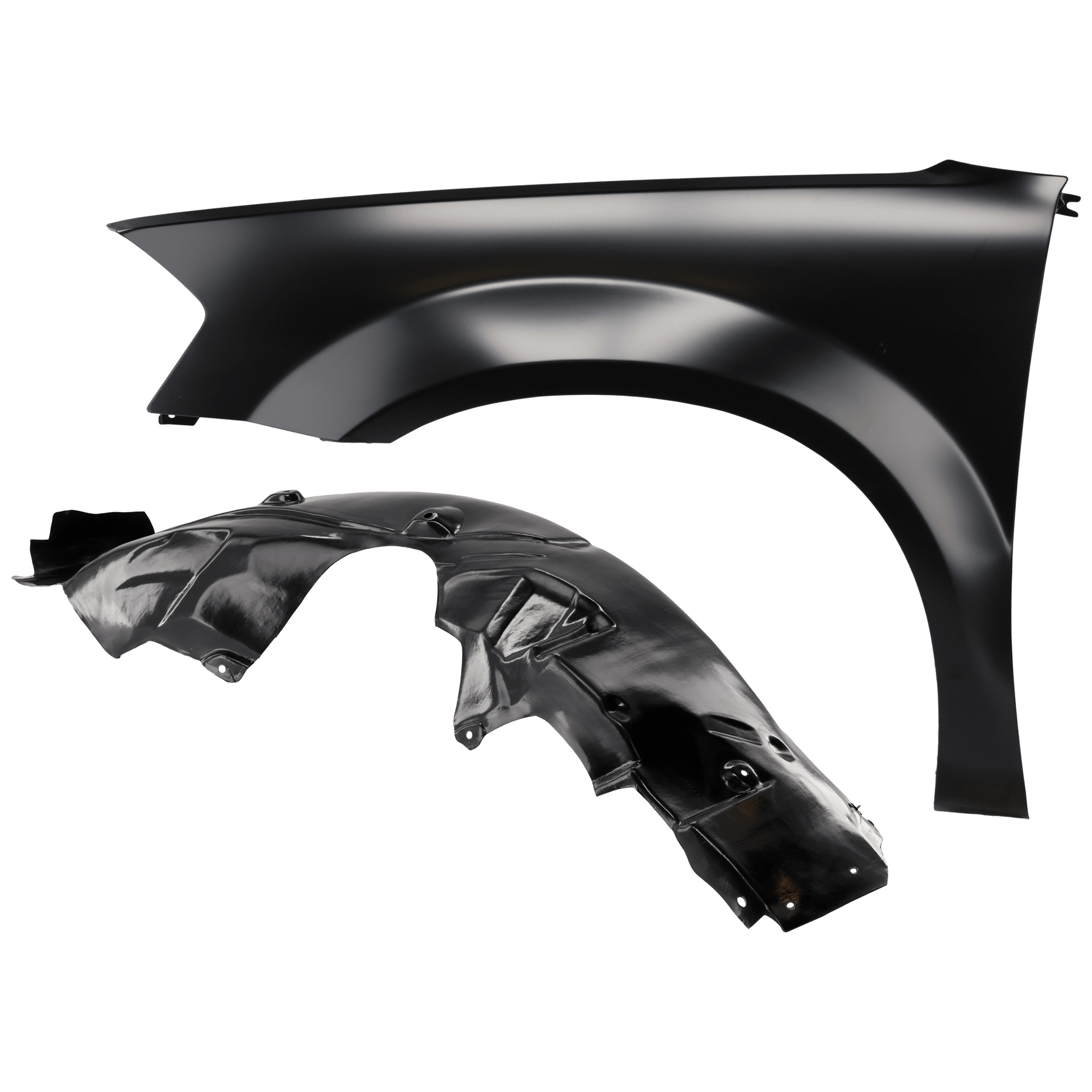 AM AVENGER 11-14 FRONT FENDER LH Primed with Fender Liner SKU KIT 050926 AE244 Partslink CH1240278 CH1248159 OEM 5008903AL 5008915AG