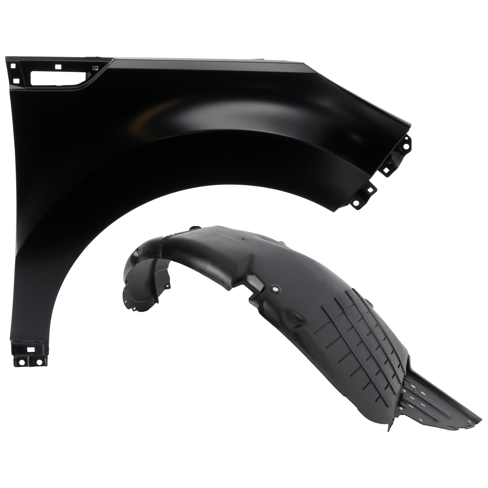 AM SOUL 15-16 FRONT FENDER RH Primed with Fender Liner SKU KIT 050926 AE247 Partslink KI1241141 KI1249140 OEM 66321B2000-86812B2100