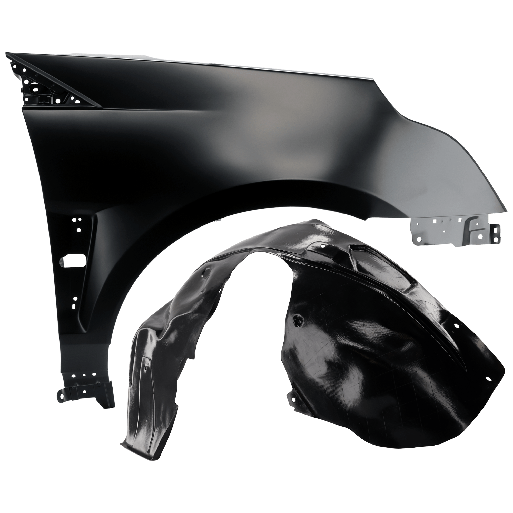 AM SRX 10-16 FRONT FENDER RH Primed with Fender Liner SKU KIT 050926 AE252 OEM 22860723-22868774 PFM