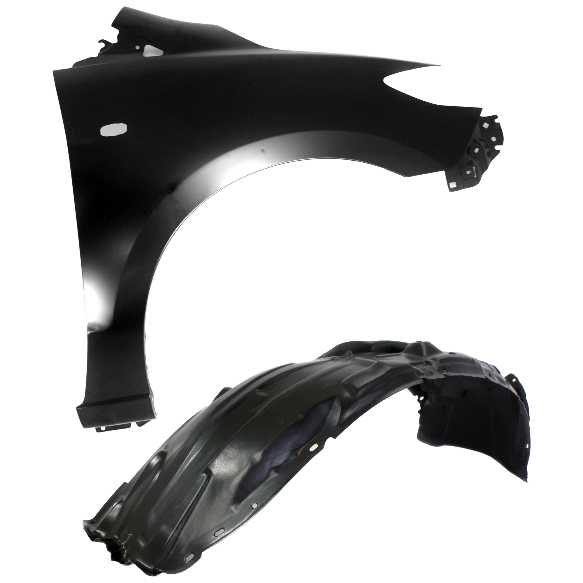 AM 5-06-09 FRONT FENDER RH Primed with Fender Liner SKU KIT 050926 AE255 Partslink MA1241157 MA1249131 OEM C23552111C CC4456130G