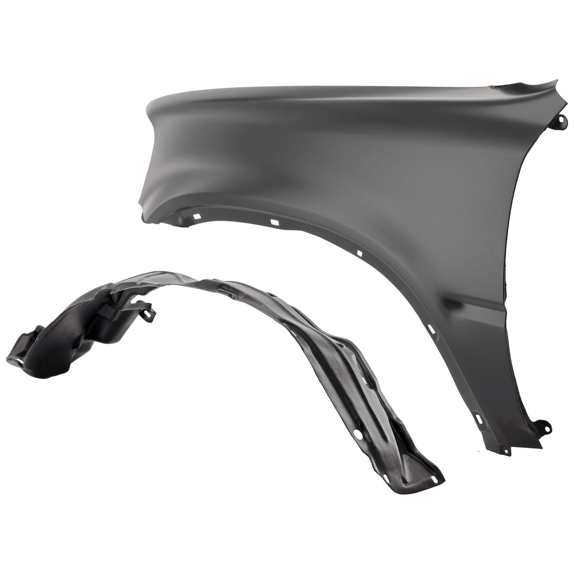 AM CR V 97-01 FRONT FENDER LH Primed with Fender Liner SKU KIT 050926 AE25 Partslink HO1240148 HO1248105 OEM 60261S10A90ZZ 74151S10020
