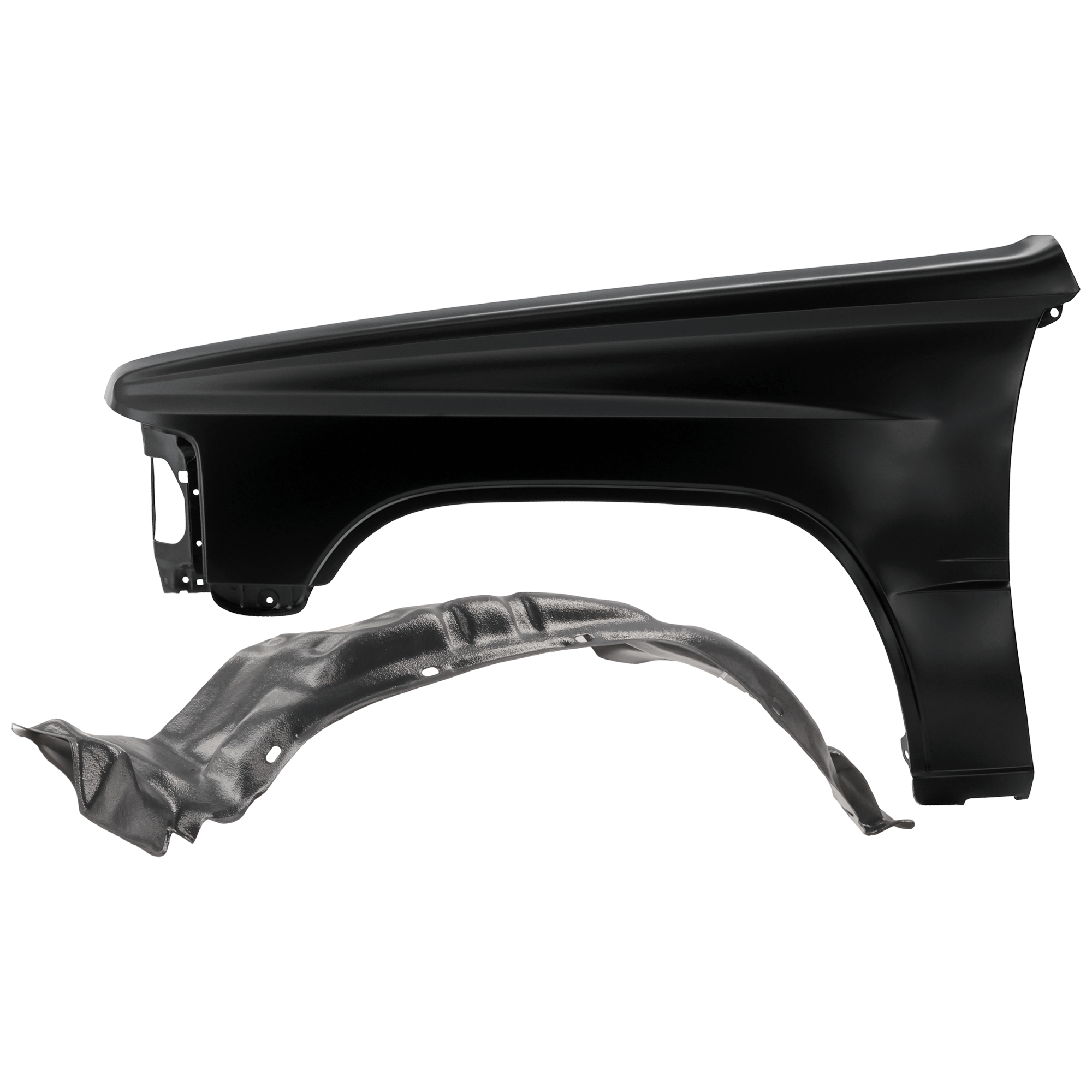 AM PICKUP 84-88 FRONT FENDER LH Primed with Fender Liner SKU KIT 050926 AE269 Partslink TO1240123 TO1250107 OEM 5380289184-5387689103