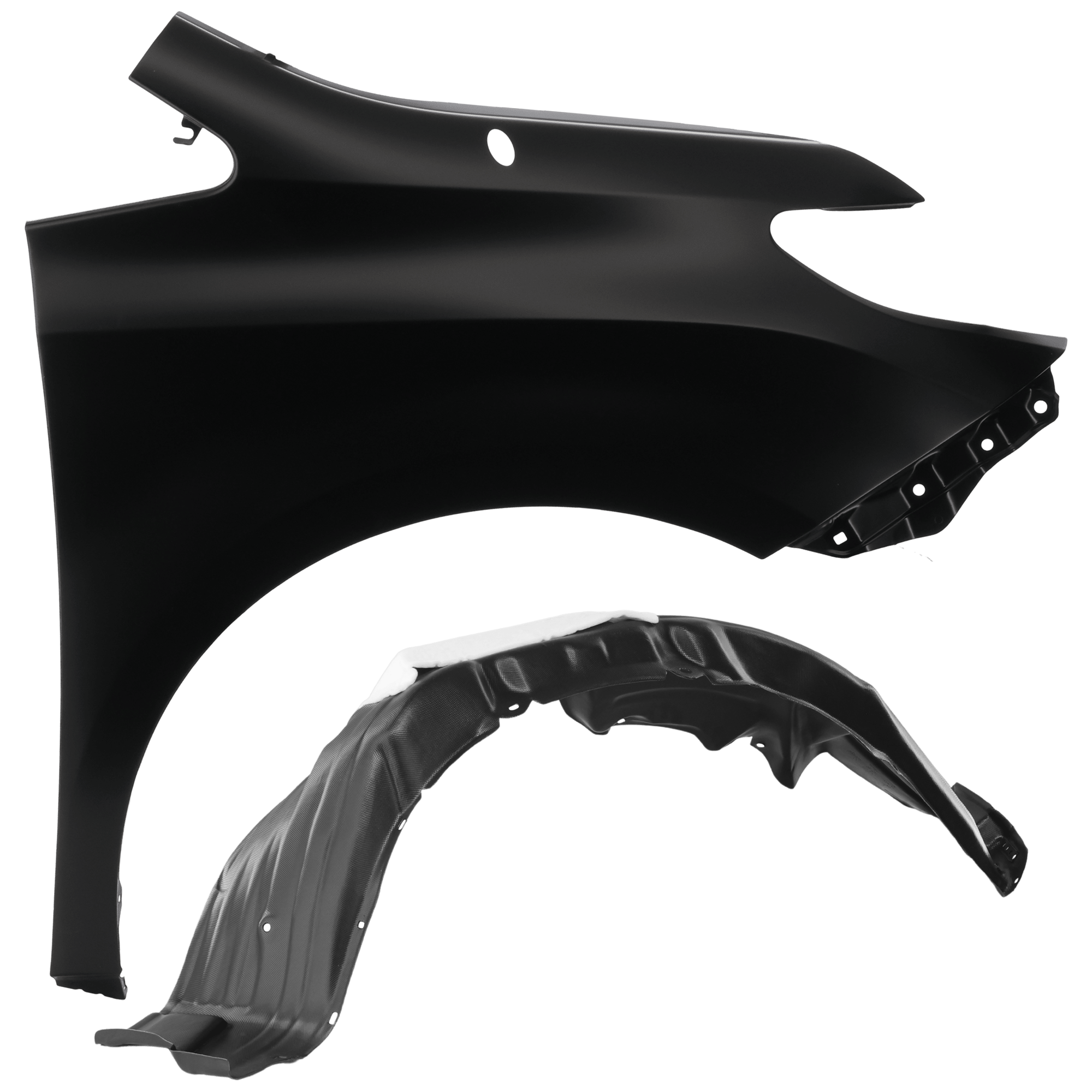 AM SIENNA 11-14 FRONT FENDER RH Primed with Fender Liner SKU KIT 050926 AE276 Partslink TO1241235 TO1249163 TO1249203 OEM 5381108050-5380508010-53805080