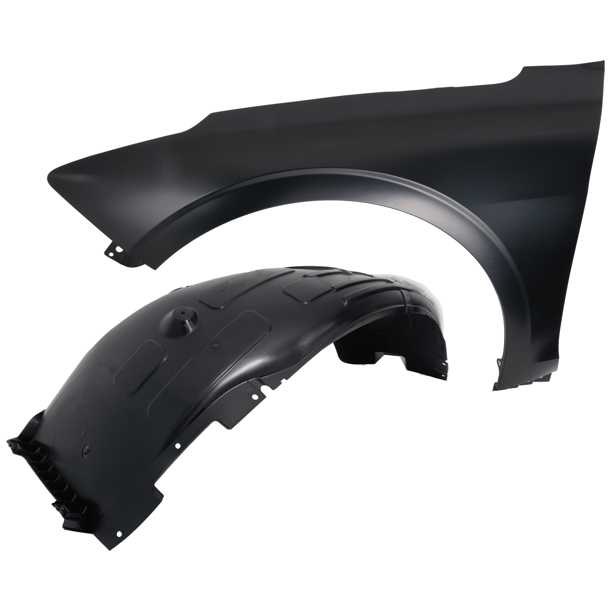 AM K5-21-24 FRONT FENDER LH Primed with Fender Liner SKU KIT 050926 AE281 Partslink KI1240157 KI1248166 OEM 66310L2000-66310L6000-86811L30