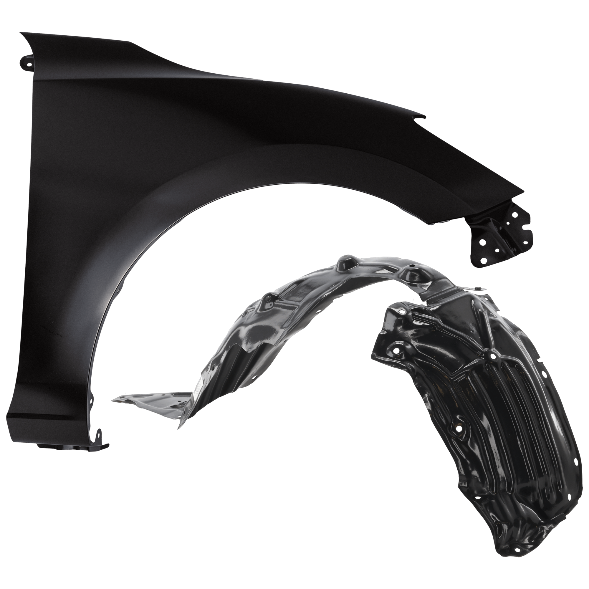 AM IA 16-16 YARIS 16-20 FRONT FENDER RH Primed with Fender Liner SKU KIT 050926 AE284 Partslink SC1241110 TO1241276 TO1249226 OEM 53811WB001 DA6V52111-53811WB00