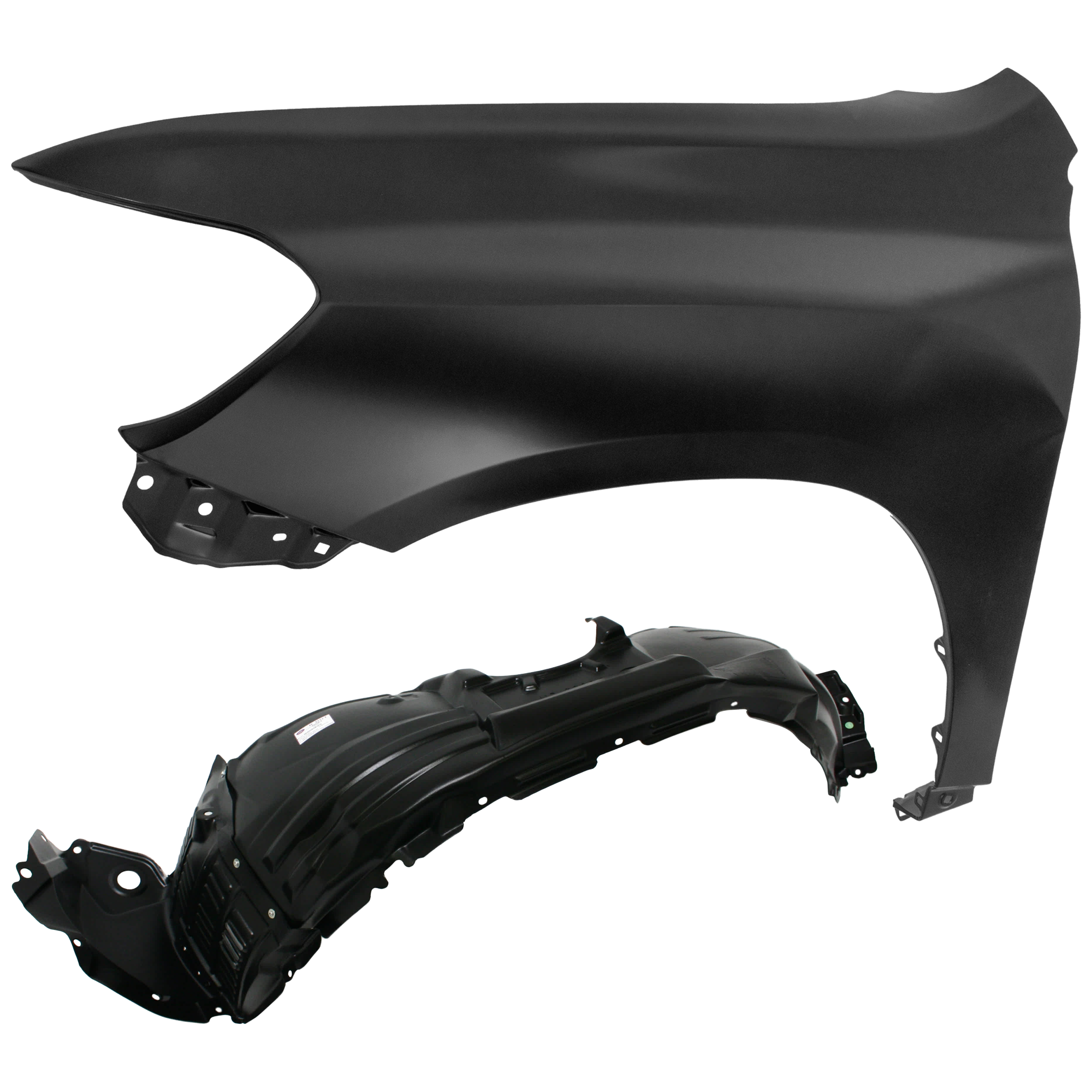 AM HIGHLANDER 08-10 FRONT FENDER LH Primed with Fender Liner SKU KIT 050926 AE297 Partslink TO1240219 TO1248151 OEM 538020E030-538060E040