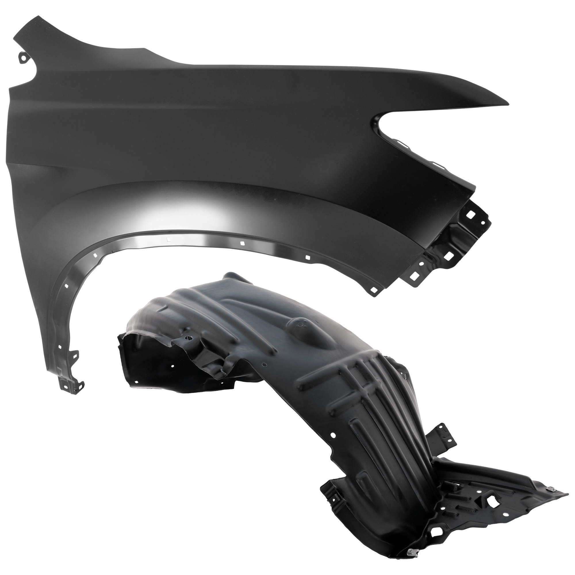 AM PASSPORT 22-23 RIDGELINE 21-25FRONT FENDER RH Primed with Fender Liner SKU KIT 050926 AE306 Partslink HO1241202 HO1249206 OEM 60211T6ZA00ZZ 74101T6ZA00