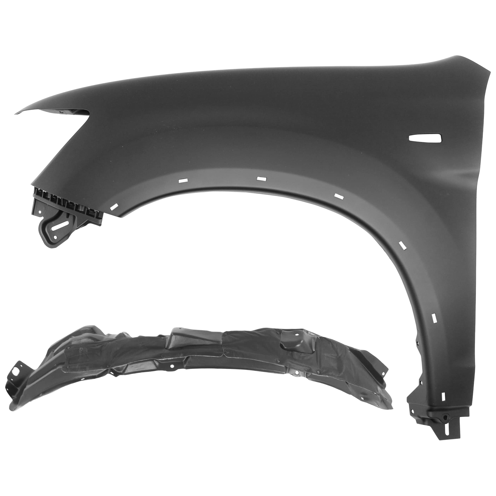 AM OUTLANDER SPORT 16-19 RVR 16-19FRONT FENDER LH Primed with Fender Liner SKU KIT 050926 AE311 Partslink MI1240181 MI1248127 OEM 5220M811-5370C175-5370B959