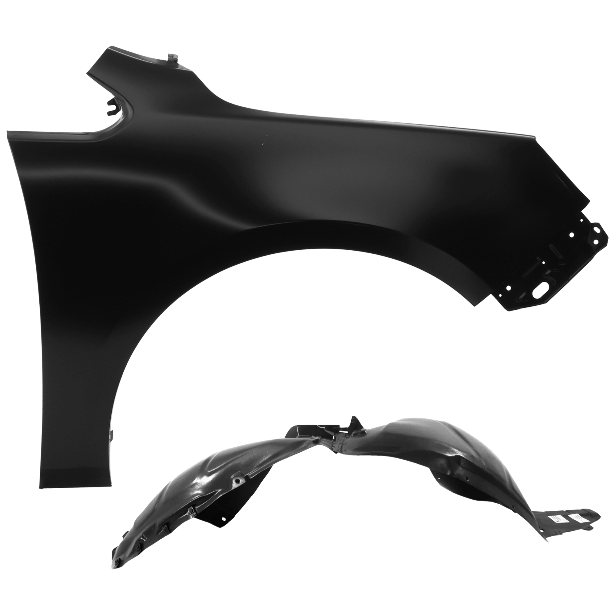 AM VERANO 12-17 FRONT FENDER RH Primed with Fender Liner SKU KIT 050926 AE316 Partslink GM1241375 GM1249258 OEM 22905633-22944975 PFM
