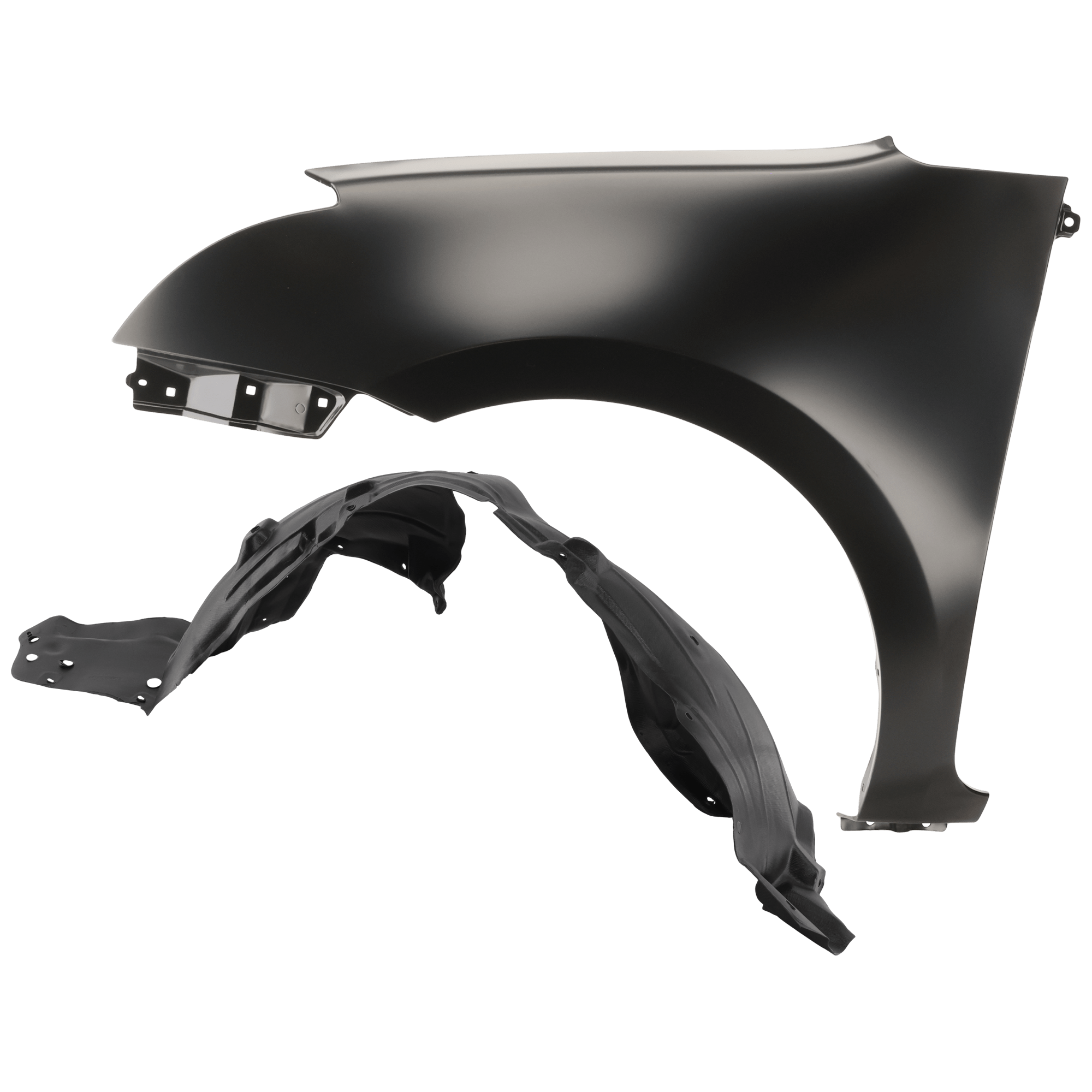 AM SENTRA 10-12 FRONT FENDER LH Primed with Fender Liner SKU KIT 050926 AE317 Partslink NI1240185 NI1248132 OEM 63113ET030-63843ZT50A