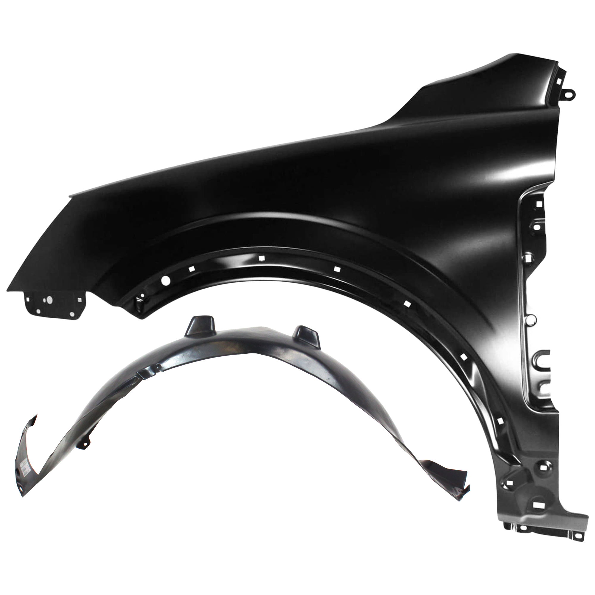 AM CAPTIVA SPORT 12-15 VUE 08-10FRONT FENDER LH Primed with Fender Liner SKU KIT 050926 AE319 Partslink GM1240349 GM1248193 OEM 25865102-22890052