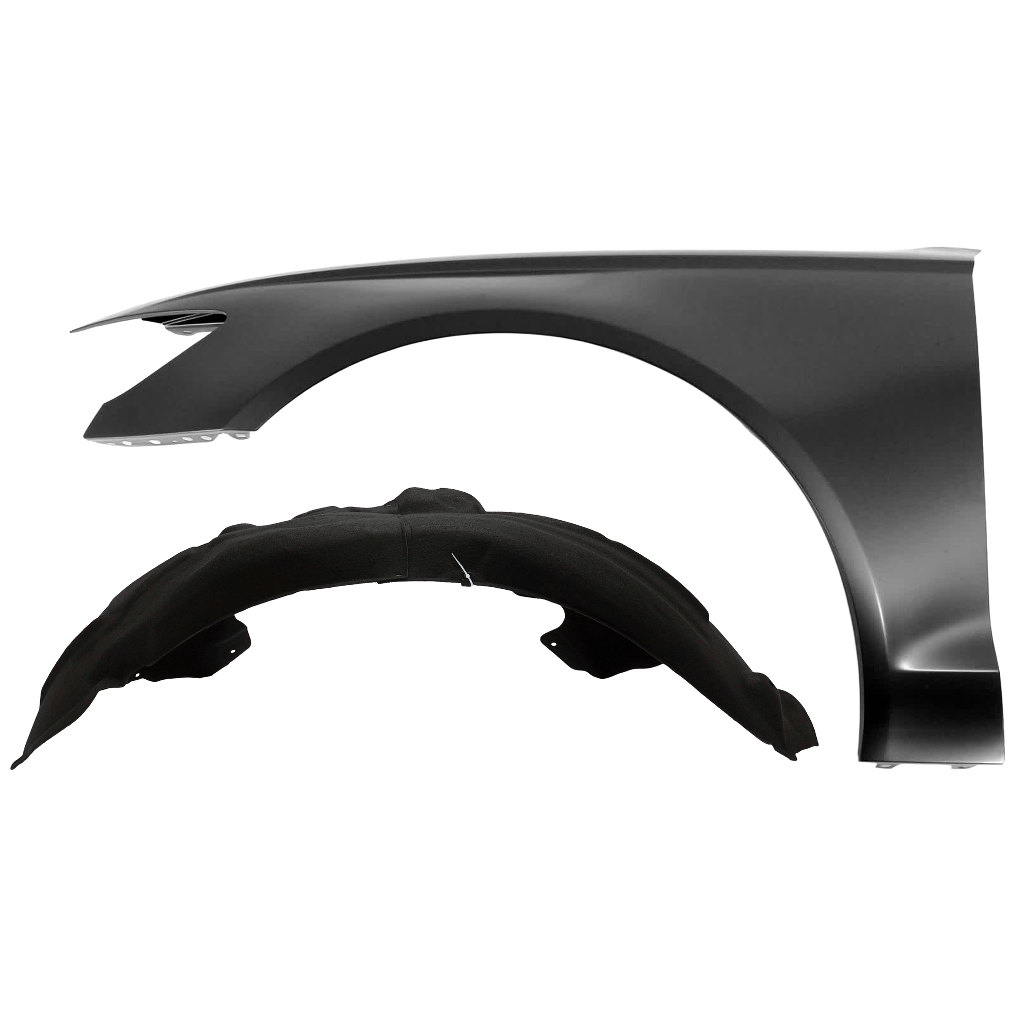 AM A6 A6 QUATTRO 17-18 FRONT FENDER LH Primed with Fender Liner SKU KIT 050926 AE322 Partslink AU1240126 AU1248149 OEM 4G0821101 PFM 4G0821133G