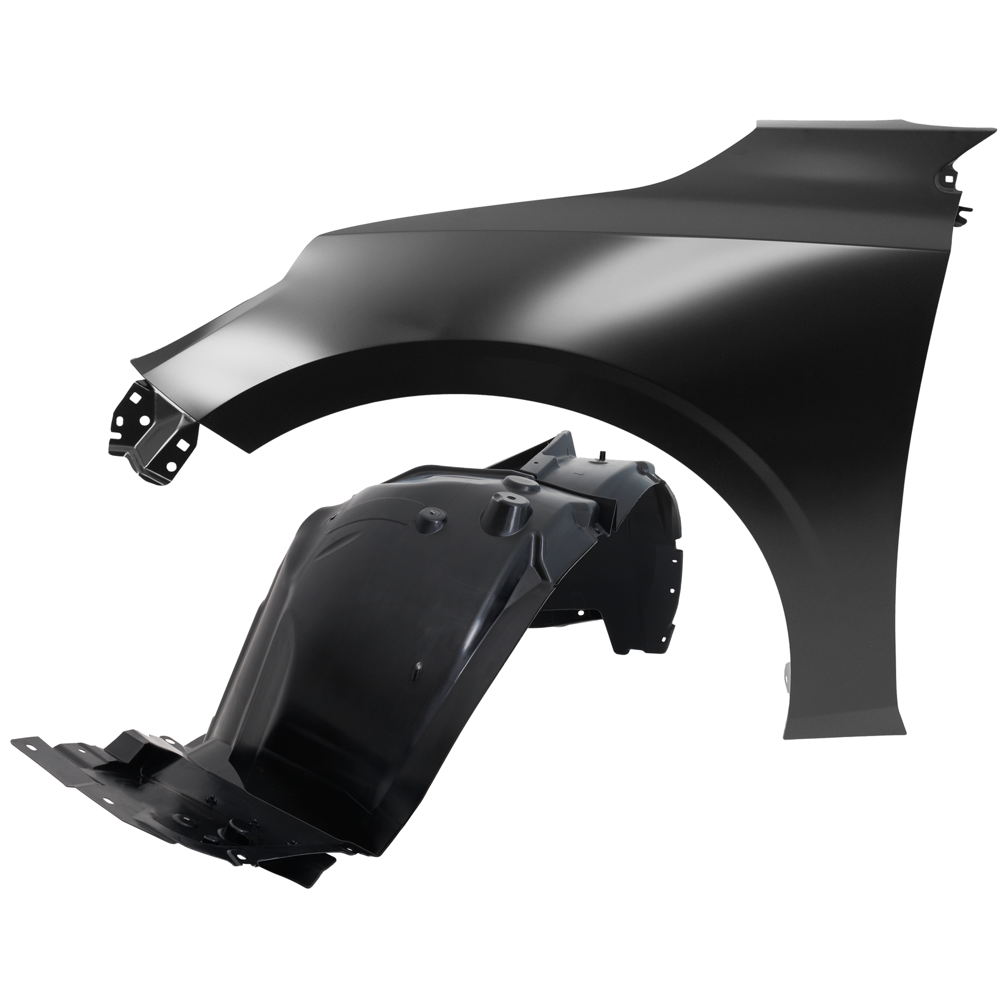 AM SENTRA 20-23 FRONT FENDER LH Primed with Fender Liner SKU KIT 050926 AE333 Partslink NI1240238 NI1248180 OEM F31016LBMB 638416LB0A