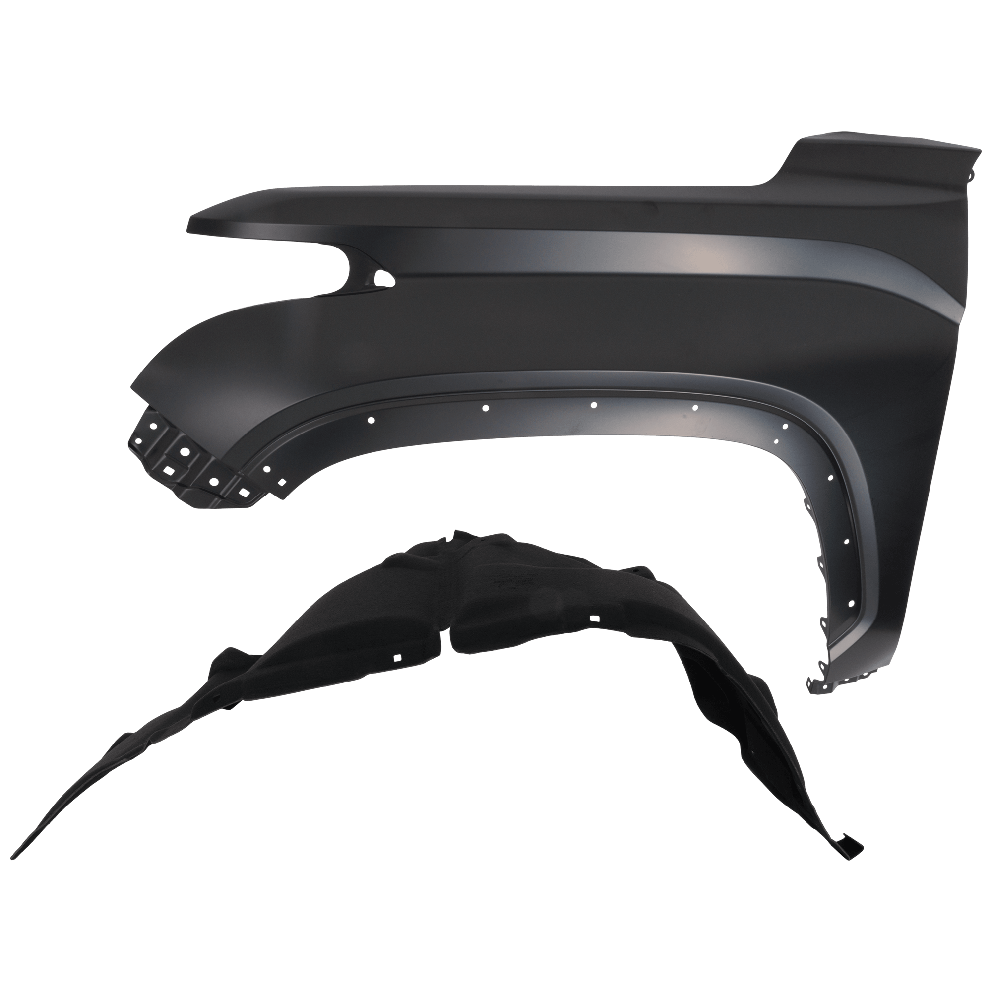 AM TUNDRA 22-24 FRONT FENDER LH Primed with Fender Liner SKU KIT 050926 AE33 Partslink TO1240284 TO1248254 OEM 538120C100-538760C090