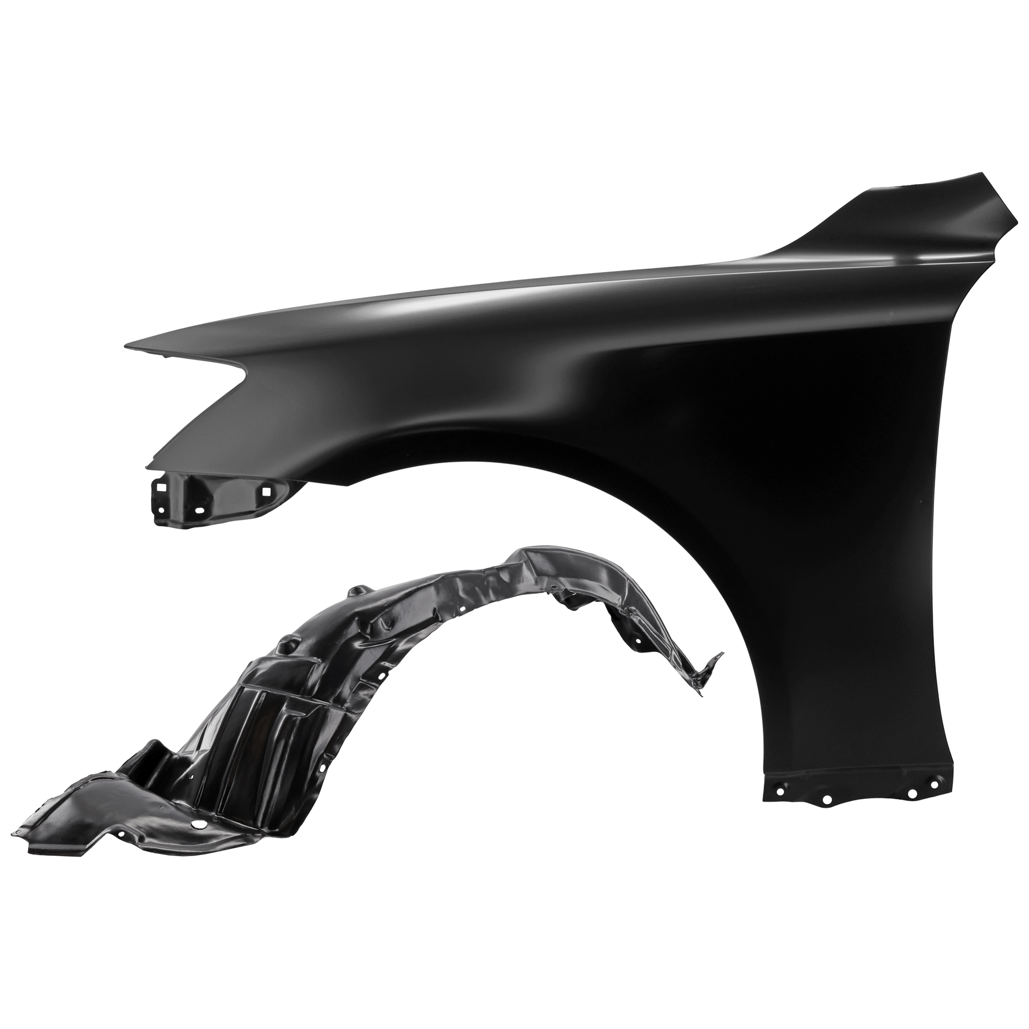 AM IS250-09-10 IS350-09-10FRONT FENDER LH Primed with Fender Liner SKU KIT 050926 AE341 Partslink LX1240111 LX1248115 OEM 5380253071-5380653040