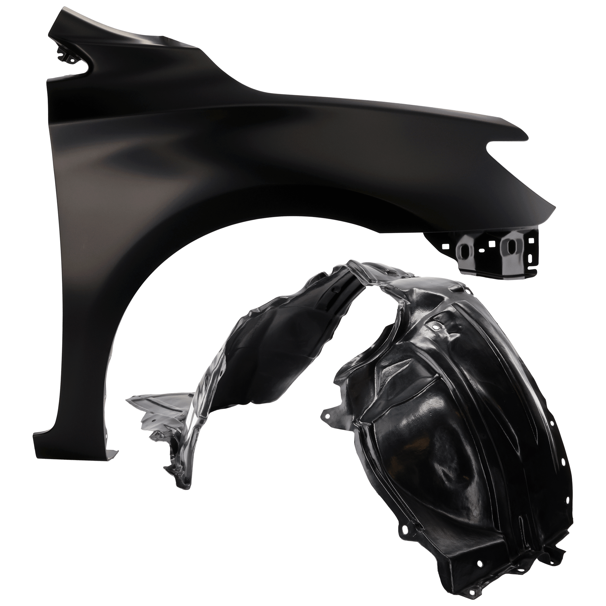 AM SENTRA 16-19 FRONT FENDER RH Primed with Fender Liner SKU KIT 050926 AE351 Partslink NI1241222 NI1249133 OEM F31003YUMA 638403SH0A
