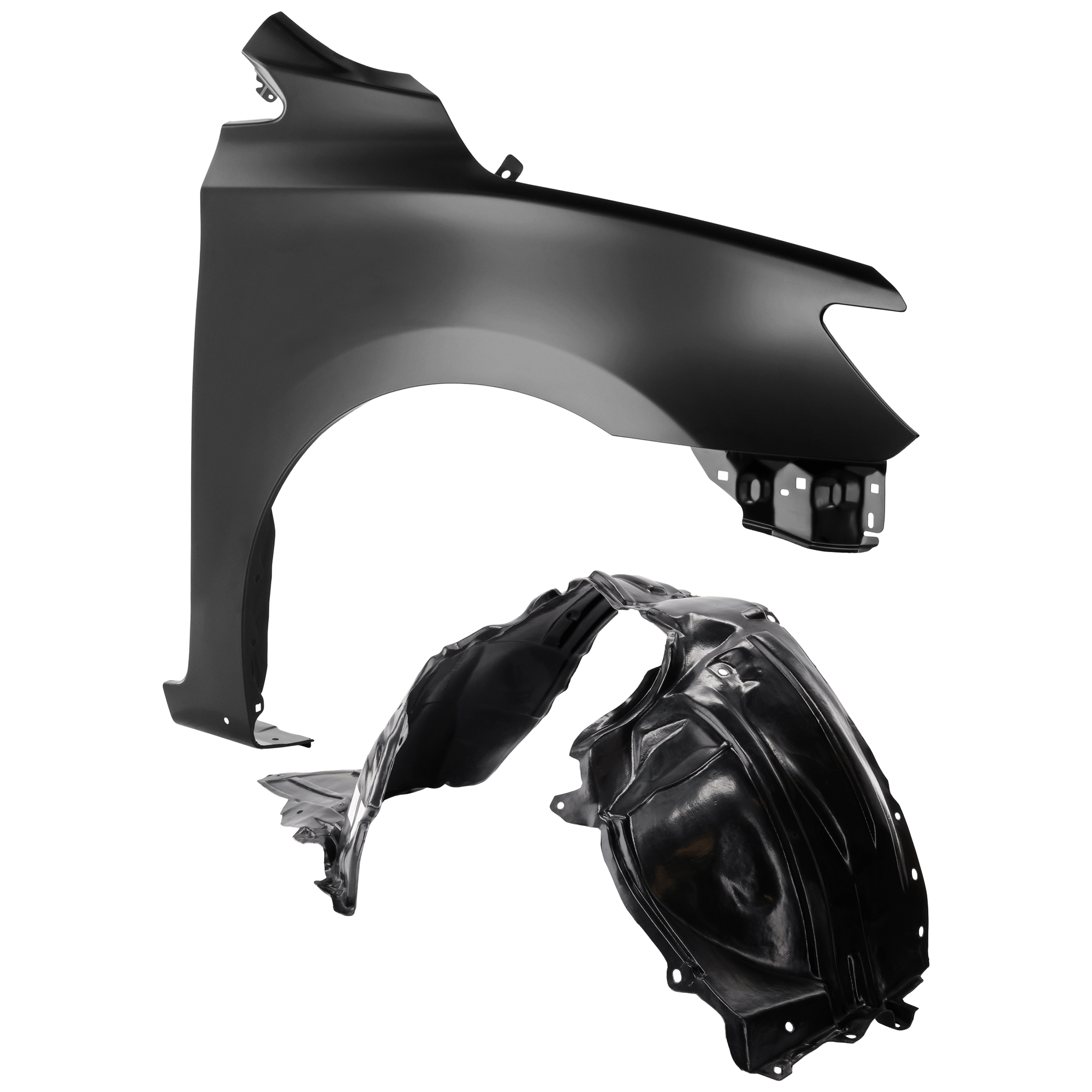 AM SENTRA 16-19 FRONT FENDER RH Primed with Fender Liner SKU KIT 050926 AE352 Partslink NI1241223 NI1249133 OEM F31003YUAA 638403SH0A