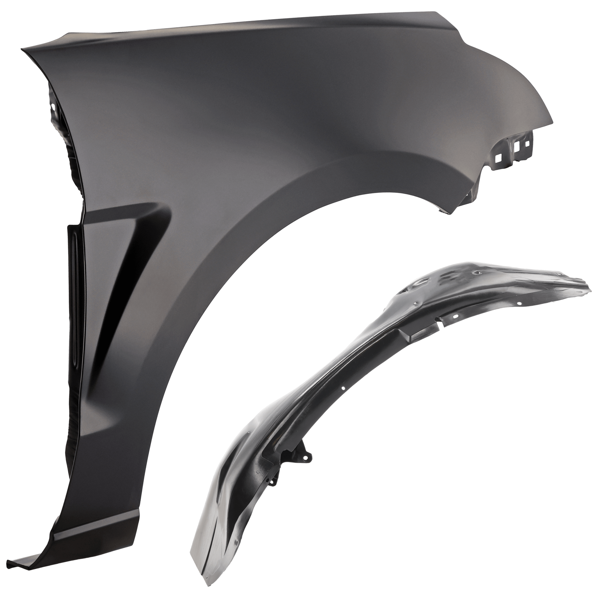 AM FOCUS 08-11 FRONT FENDER RH Primed with Fender Liner SKU KIT 050926 AE387 Partslink FO1241267 FO1249131 OEM 8S4Z16005A 8S4Z16102A