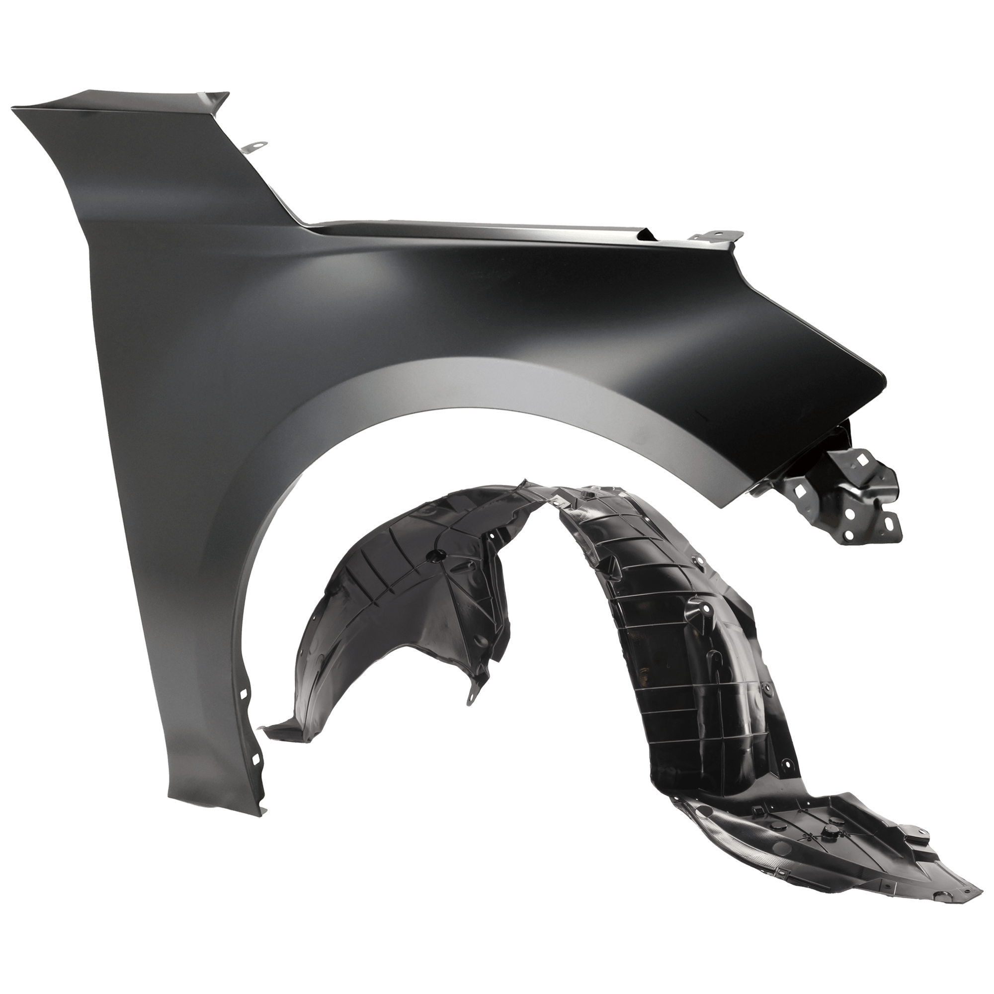 AM ALTIMA 19-23 FRONT FENDER RH Primed with Fender Liner SKU KIT 050926 AE389 Partslink NI1241234 NI1249166 OEM 631006CA0A 638406CA0A
