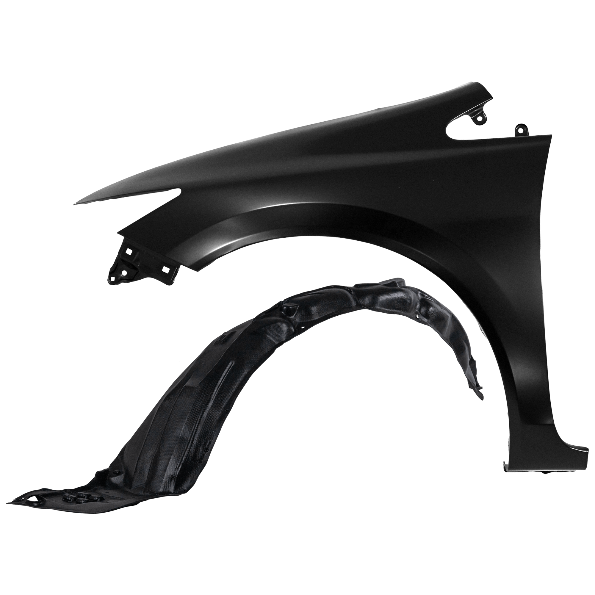 AM CIVIC 12-15 FRONT FENDER LH Primed with Fender Liner SKU KIT 050926 AE400 Partslink HO1240181 HO1248142 HO1248166 HO1248167 HO1248145 OEM 60261TR6305ZZ 74151TS8A00-7415