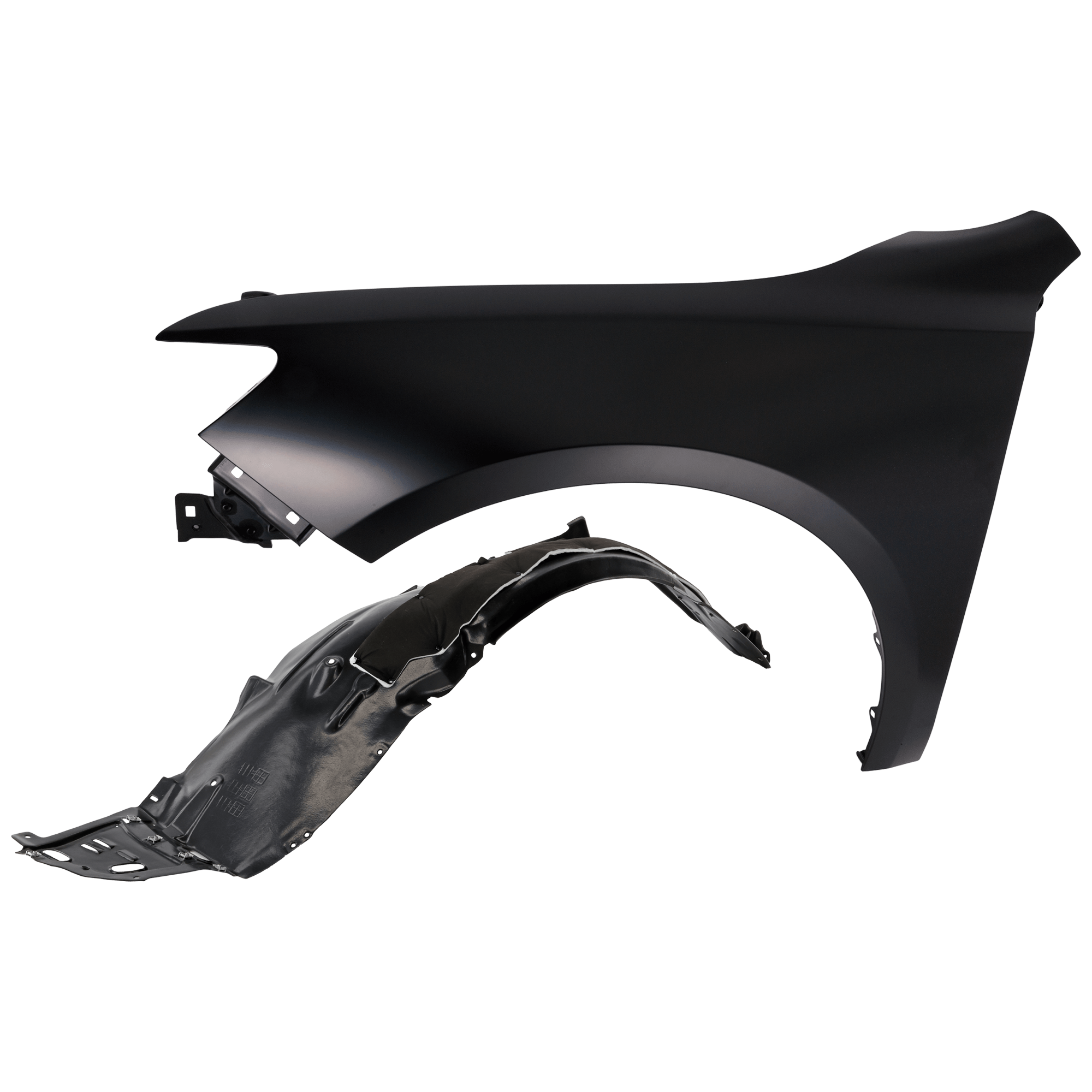 AM TLX 18-20 FRONT FENDER LH Primed with Fender Liner SKU KIT 050926 AE403 Partslink AC1240128 AC1248138 OEM 60260TZ3A81ZZ 74150TZ3A01