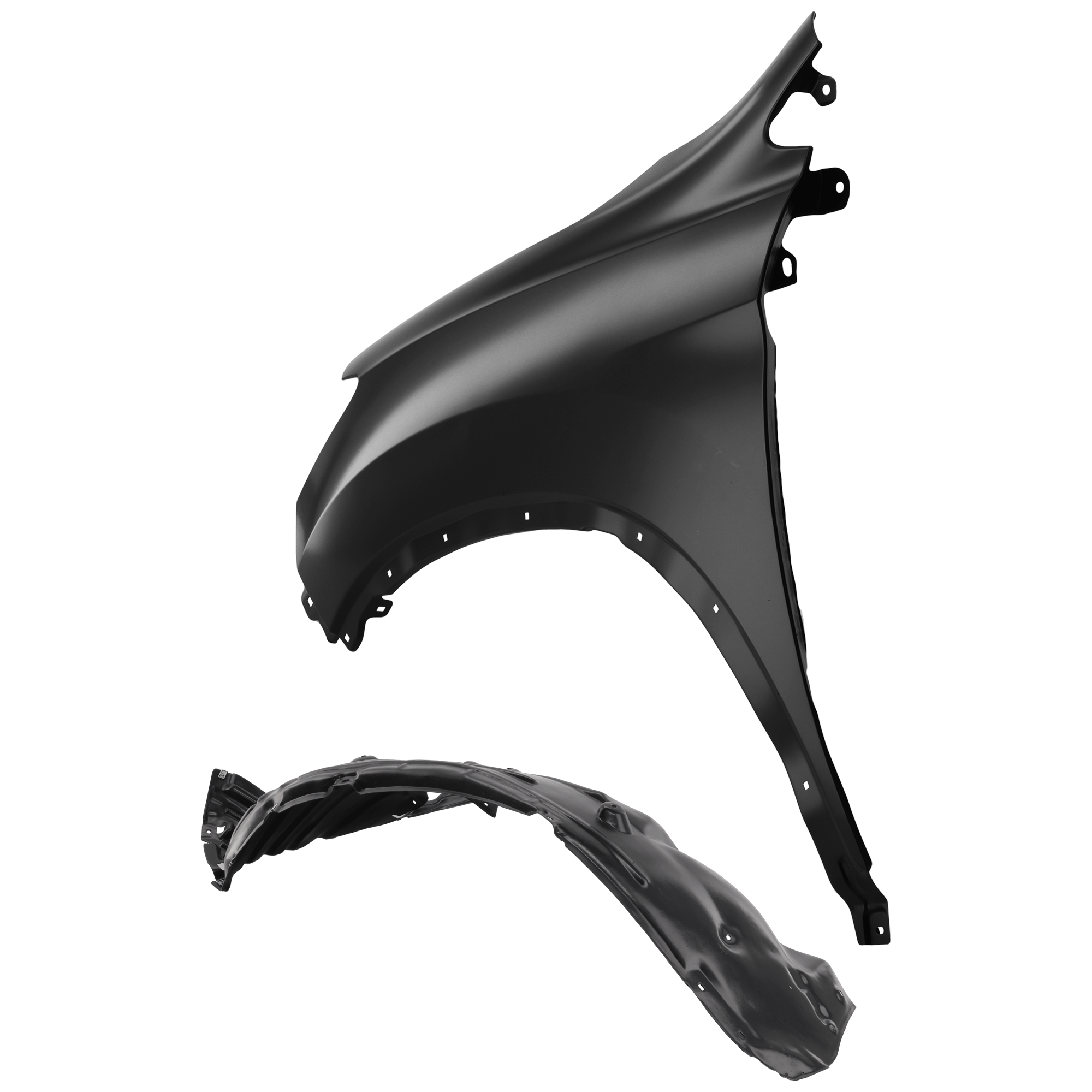 AM PASSPORT 19-21 PILOT 16-18 FRONT FENDER LH Primed with Fender Liner SKU KIT 050926 AE404 Partslink HO1240191 HO1249183 OEM 60261TG7A90ZZ 74151TG7A01