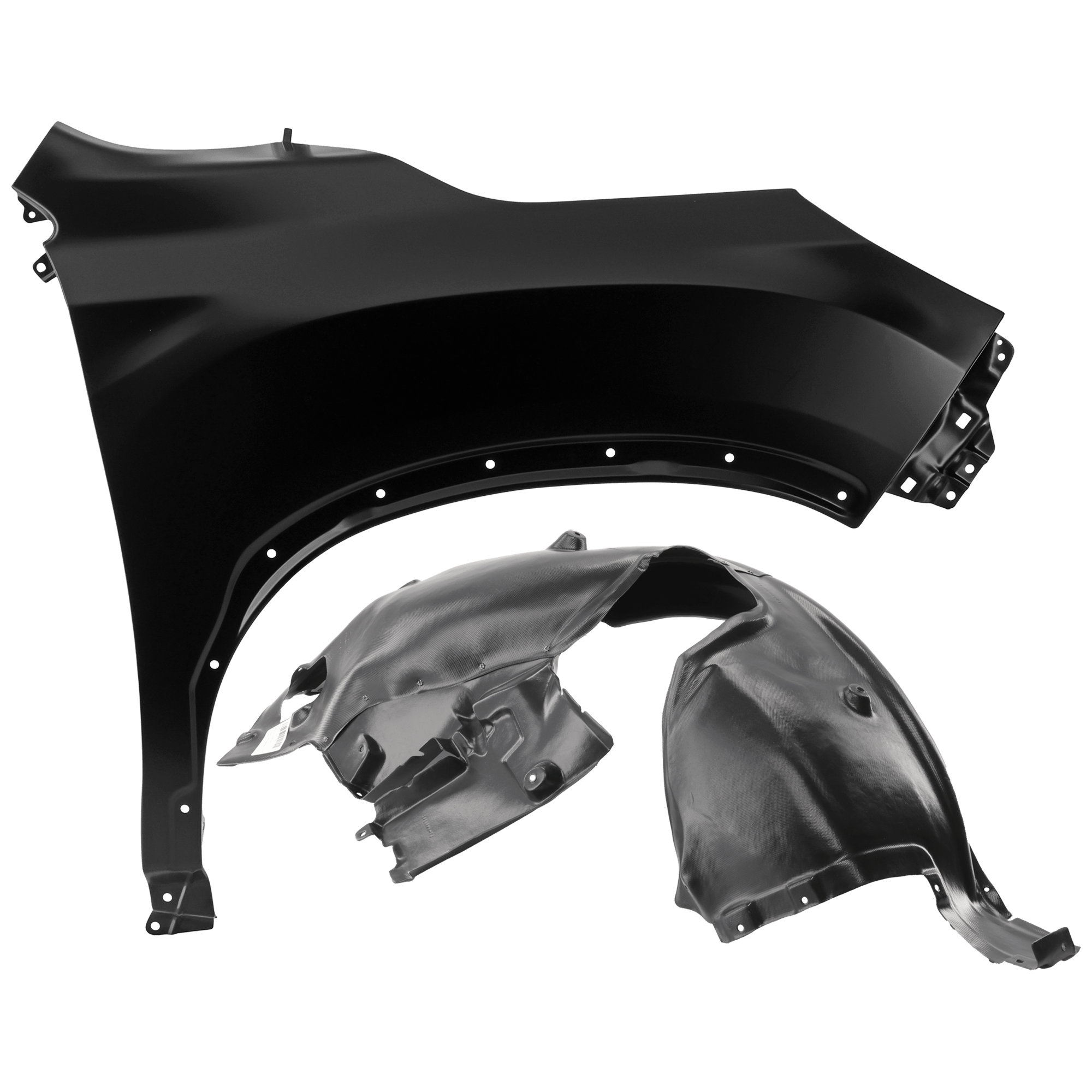 AM FORESTER 19-21 FRONT FENDER RH Primed with Fender Liner SKU KIT 050926 AE408 Partslink SU1241155 SU1249132 OEM 57120SJ0009P PFM 59110SJ020