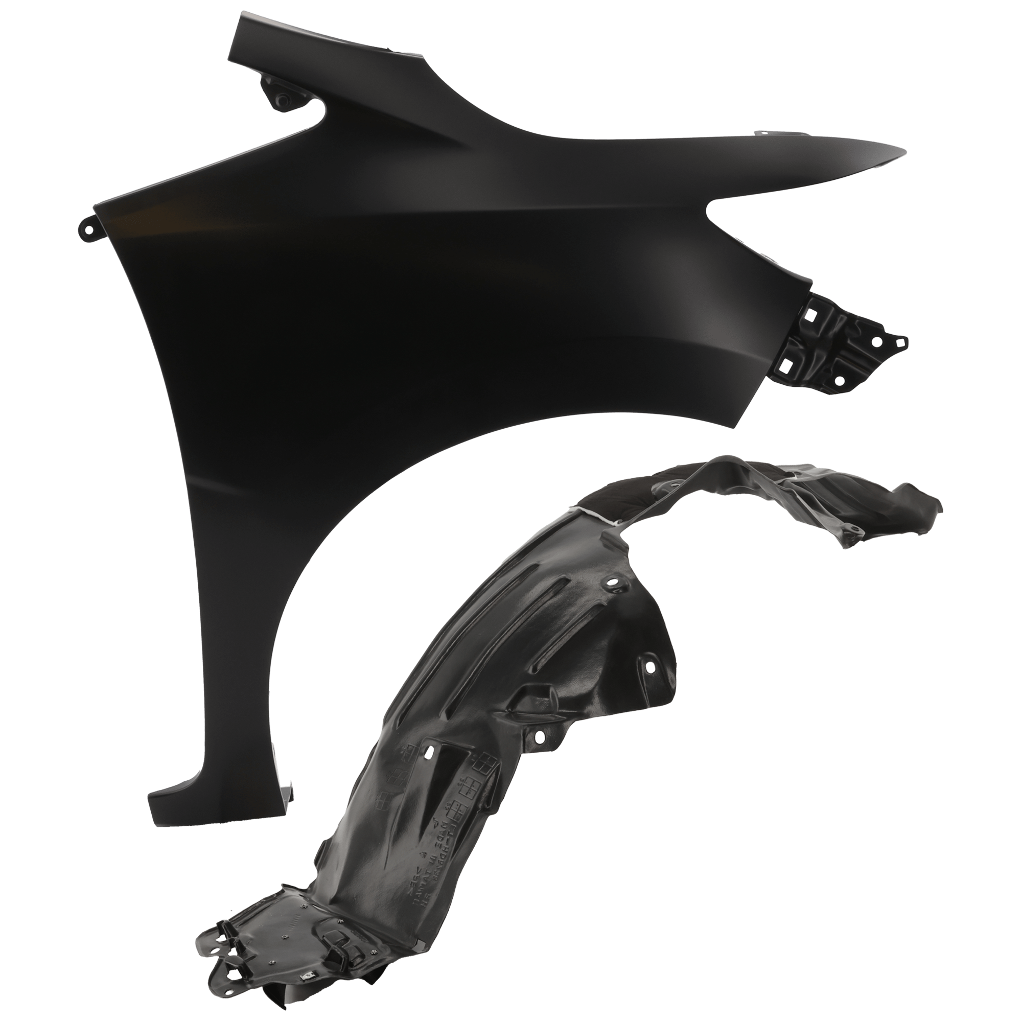 AM FIT 18-20 FRONT FENDER RH Primed with Fender Liner SKU KIT 050926 AE413 Partslink HO1241188 HO1249181 OEM 60211T5RA91ZZ 74100T5RA40