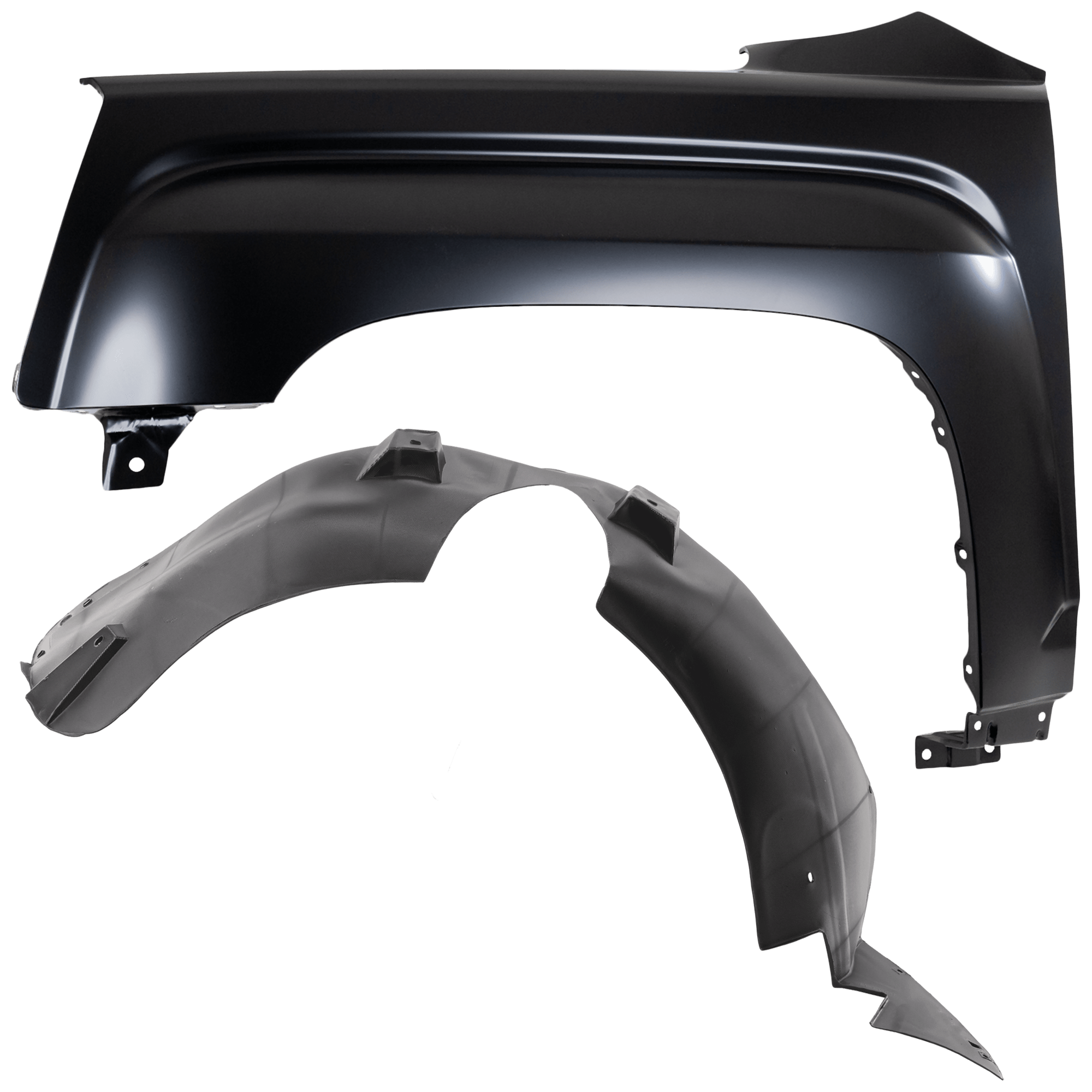 AM TERRAIN 14-17 FRONT FENDER LH Primed with Fender Liner SKU KIT 050926 AE418 OEM 22846919-23271689 PFM