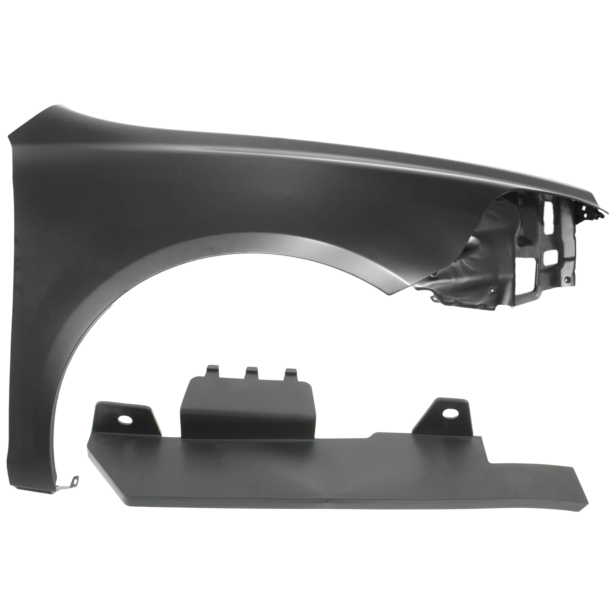 AM MALIBU 08-12 FRONT FENDER RH Primed with Fender Liner SKU KIT 050926 AE419 Partslink GM1241356 GM1241351 GM1249228 OEM 25949346-15825372-15823723