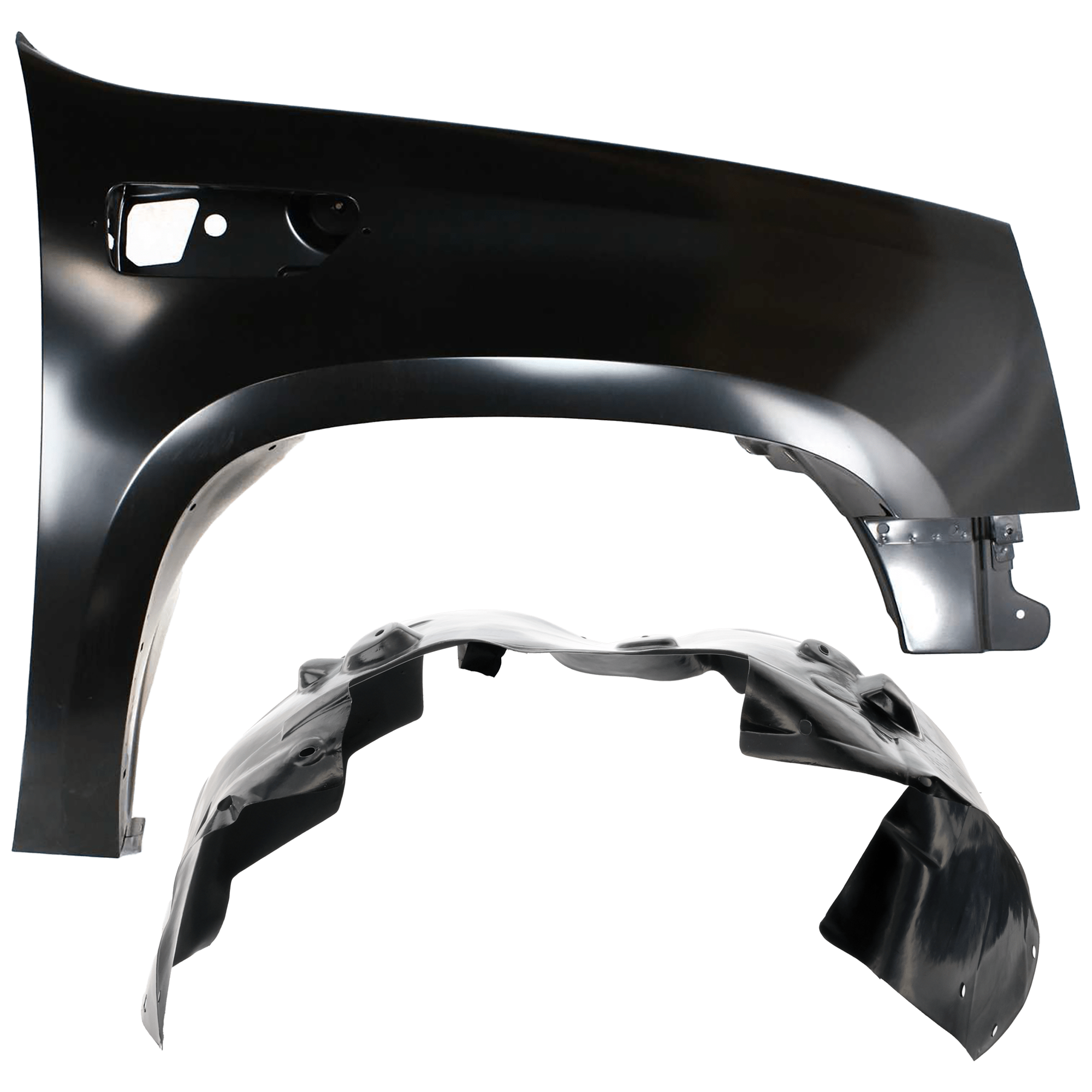 AM ESCALADE ESCALADE ESV 07-14 FRONT FENDER RH Primed with Fender Liner SKU KIT 050926 AE41 Partslink GM1241338 GM1249178 OEM 22977480-22860082