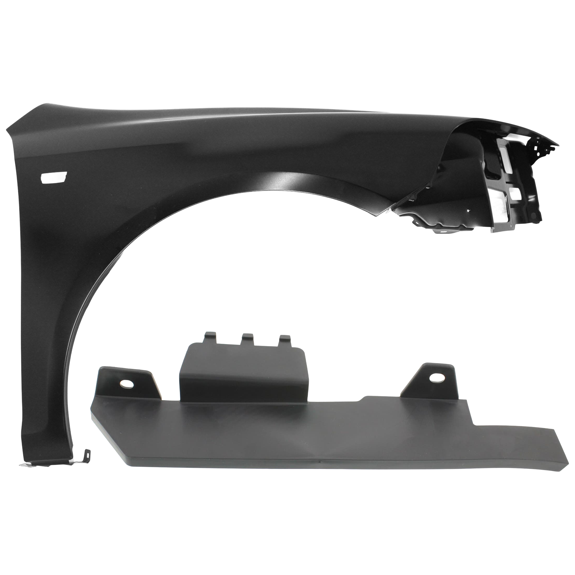 AM MALIBU 08-12 FRONT FENDER RH Primed with Fender Liner SKU KIT 050926 AE420 Partslink GM1241351 GM1241356 GM1249228 OEM 15825372-25949346-15823723