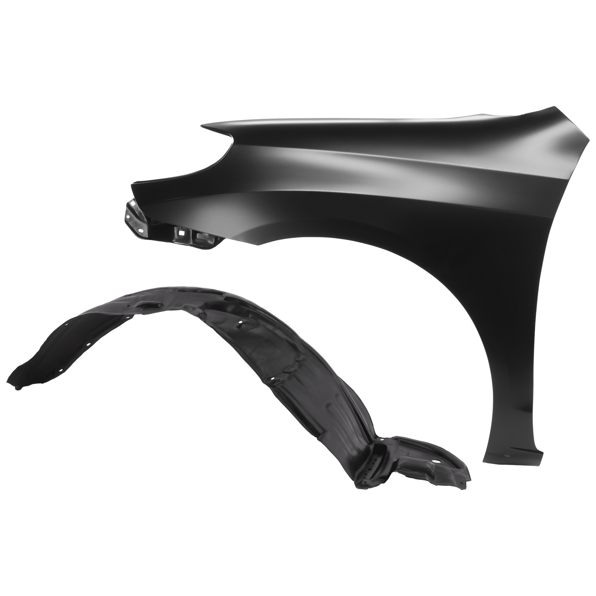 AM MATRIX 03-08 FRONT FENDER LH Primed with Fender Liner SKU KIT 050926 AE421 Partslink TO1240196 TO1248123 OEM 5380202090-5387602110