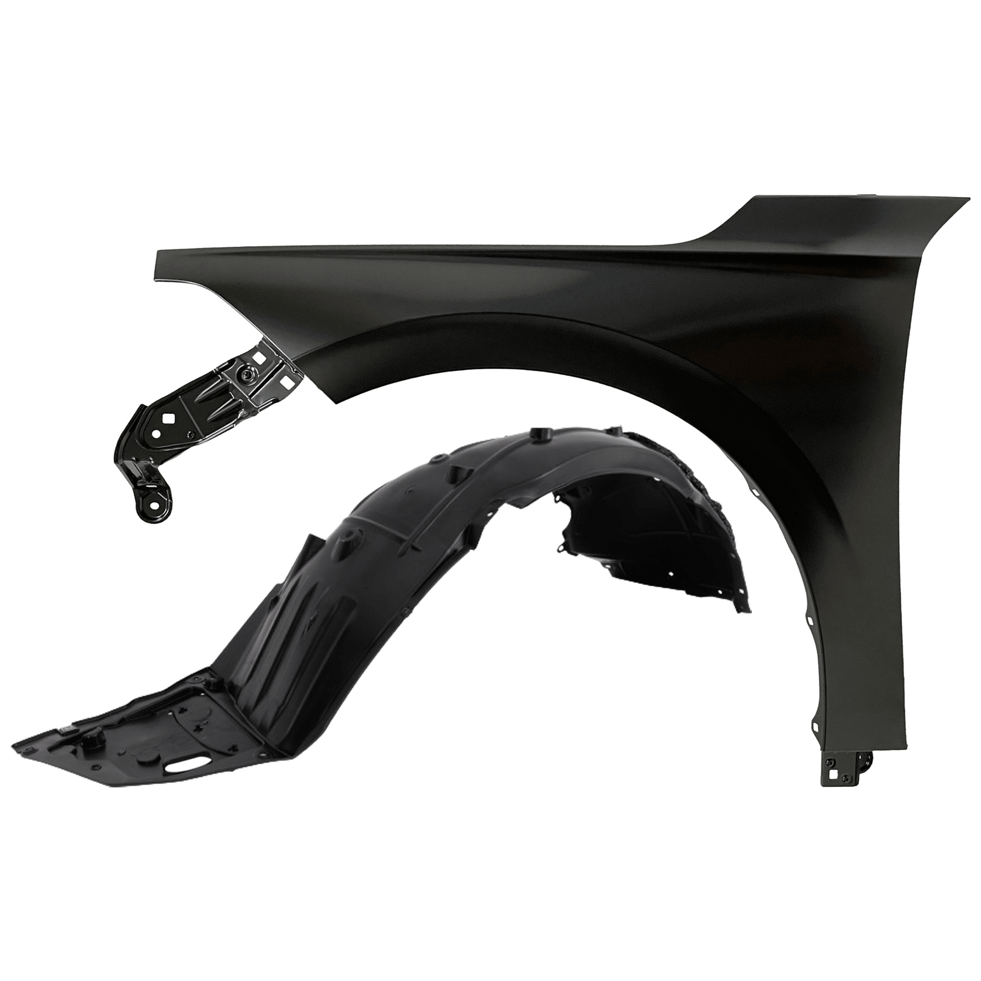 AM CIVIC 22-24 FRONT FENDER LH Primed with Fender Liner SKU KIT 050926 AE428 Partslink HO1240201 HO1248202 OEM 60260T20A00ZZ 74150T20A10