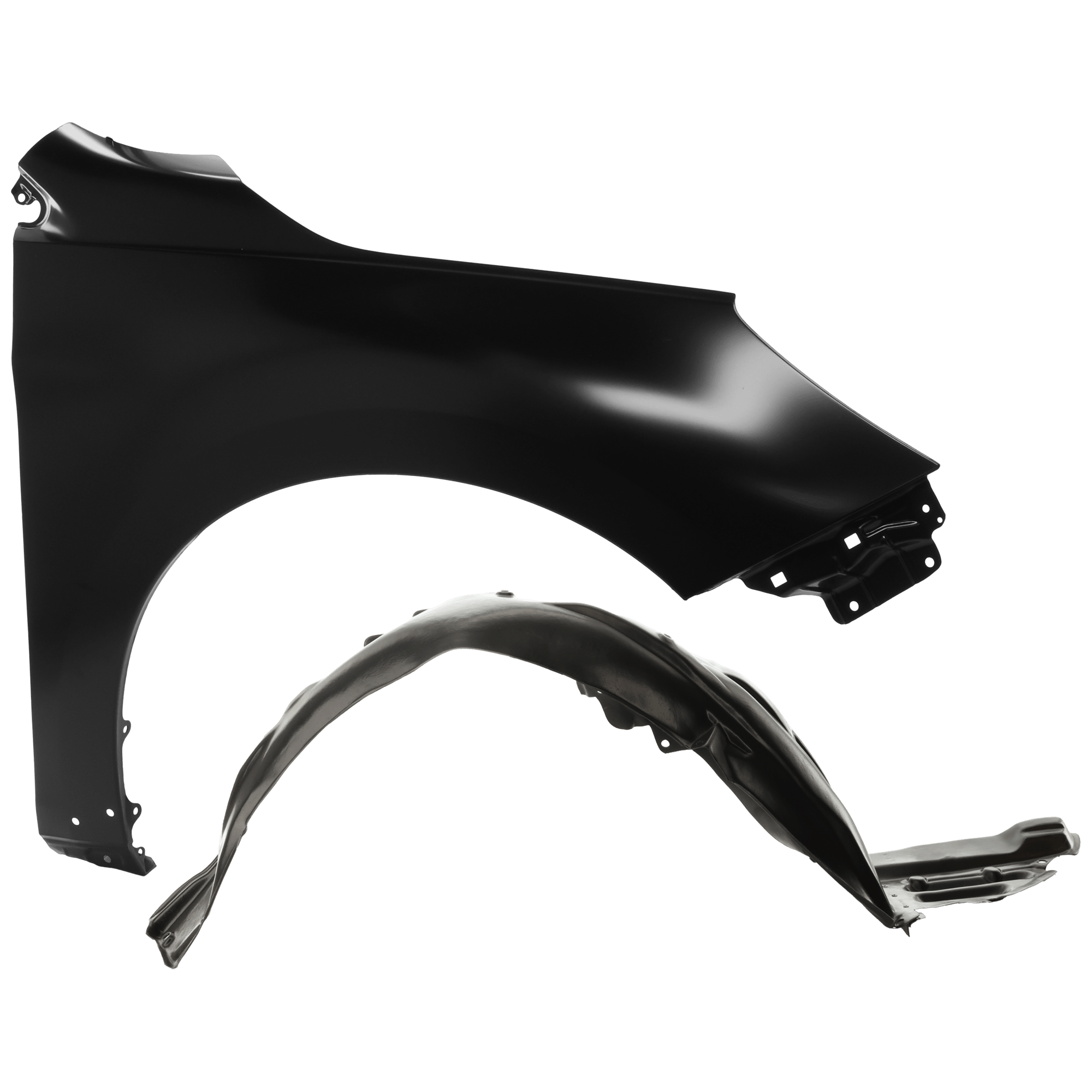 AM OUTBACK 18-19 FRONT FENDER RH Primed with Fender Liner SKU KIT 050926 AE435 Partslink SU1241141 SU1249130 OEM 57120AL02A9P 59110AL04A PFM 59